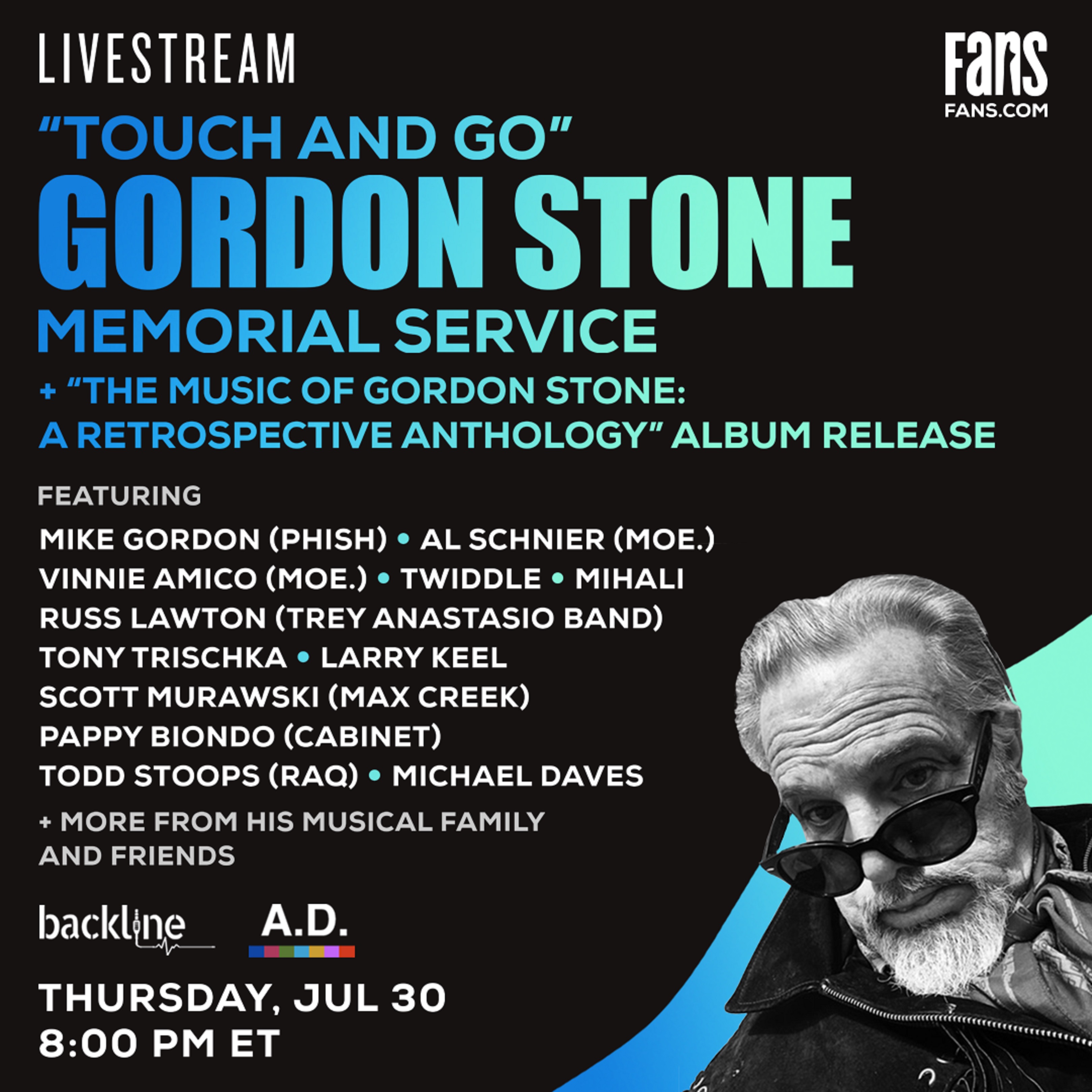 The Life of Gordon Stone To Be Celebrated With Anthology Release & Virtual Memorial Service