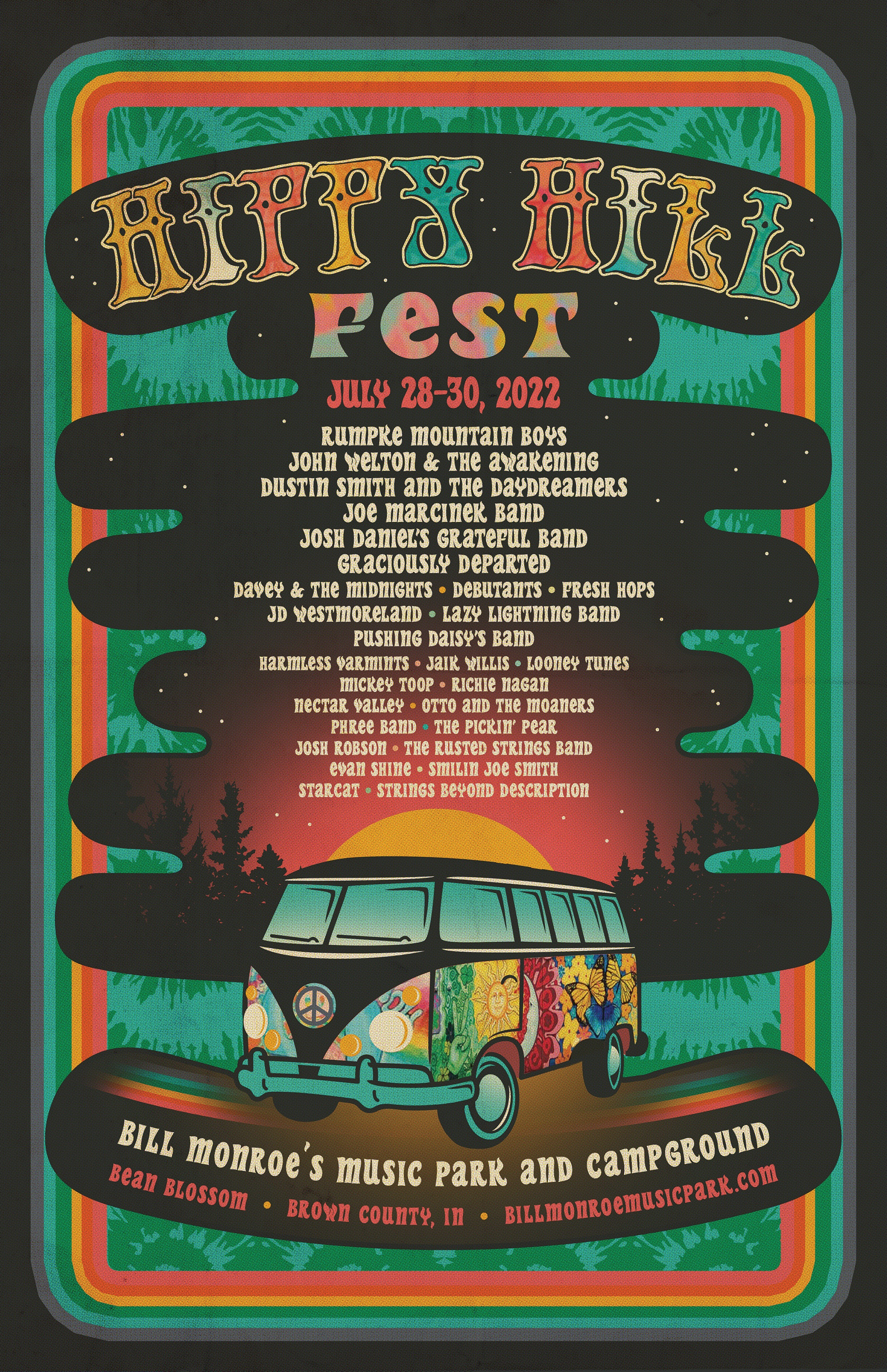 2nd Annual Hippy Hill Fest - July 28-30, 2022