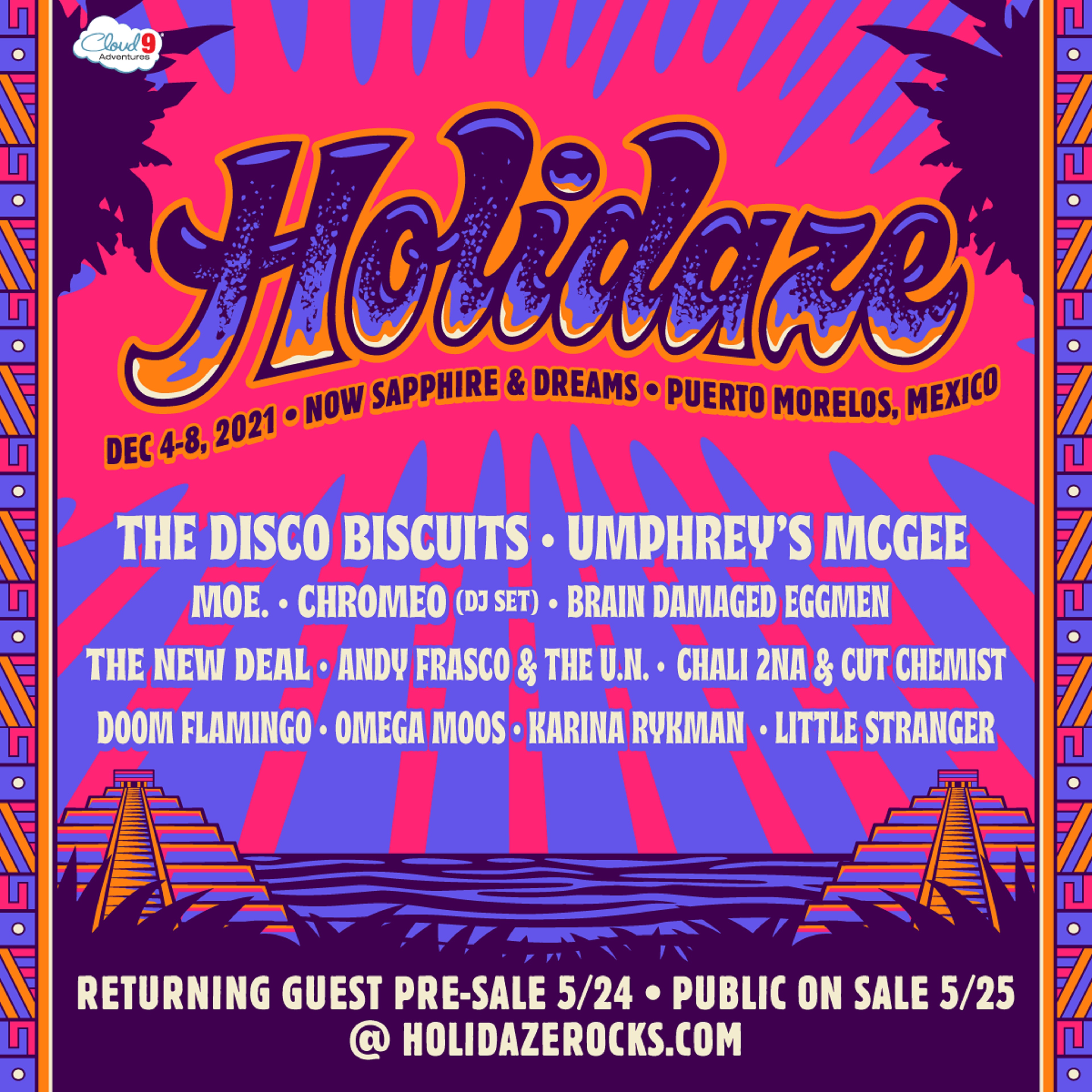 Holidaze Announces 2021 Artist Lineup