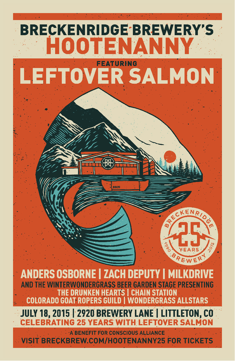 Breckenridge Brewery and Leftover Salmon kick off  25th Anniversary Celebration at new Littleton Brewery