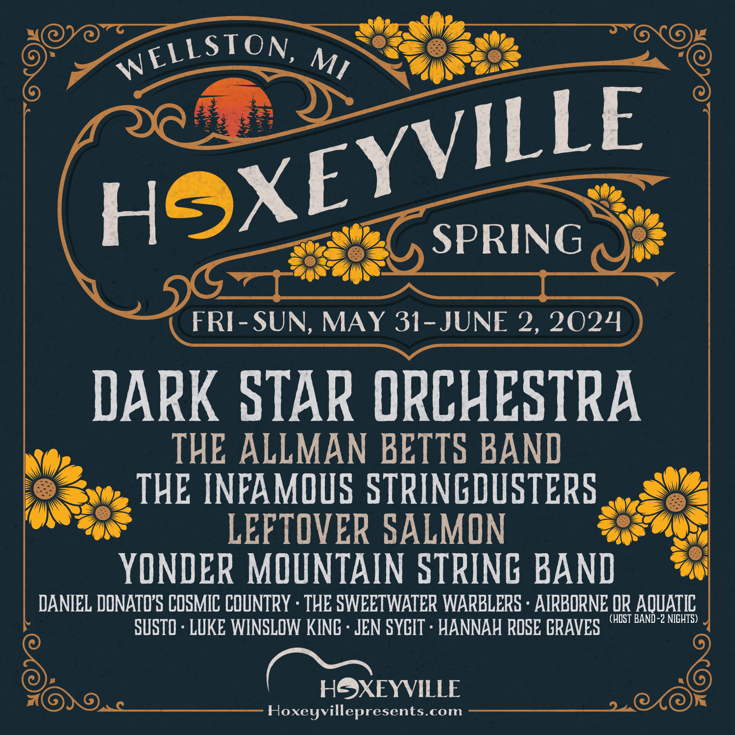 Hoxeyville Spring Festival Artist Additions: Dark Star Orchestra, Yonder Mountain, Daniel Donato