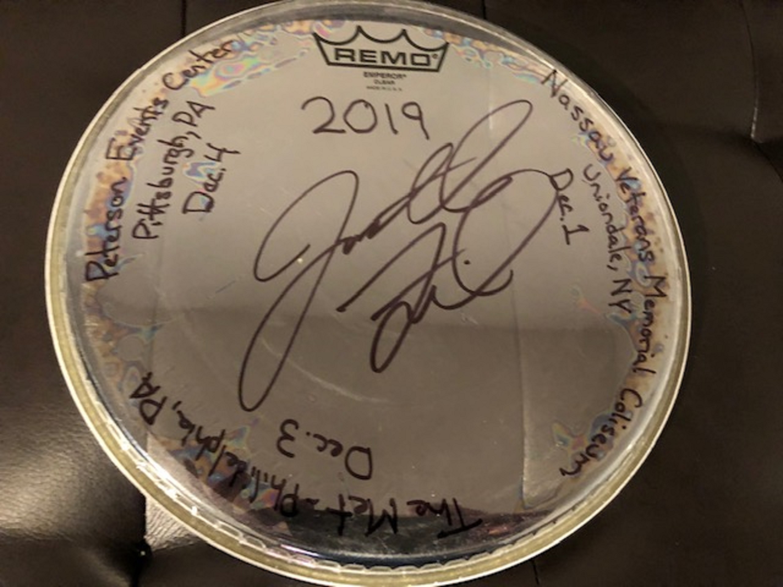 Newest Mimi Fishman Foundation features drum heads used during fall 2019 shows
