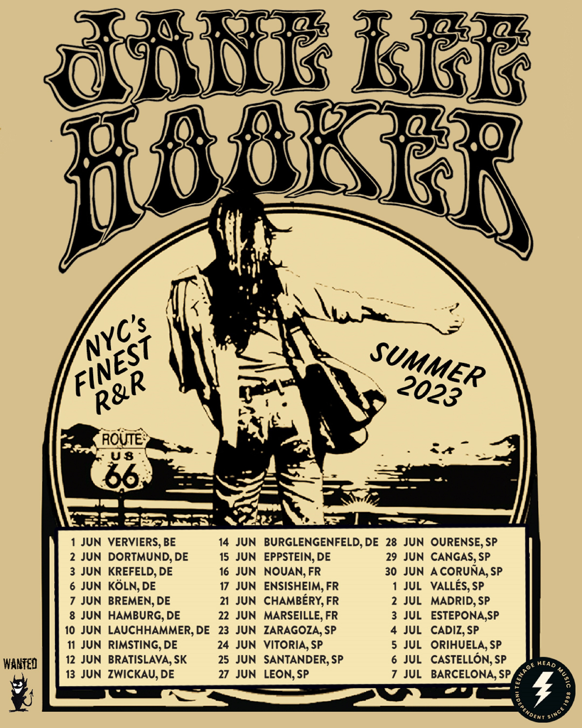 NYC Blues-Rockers Jane Lee Hooker release White Gold video in advance of 2023 European Tour