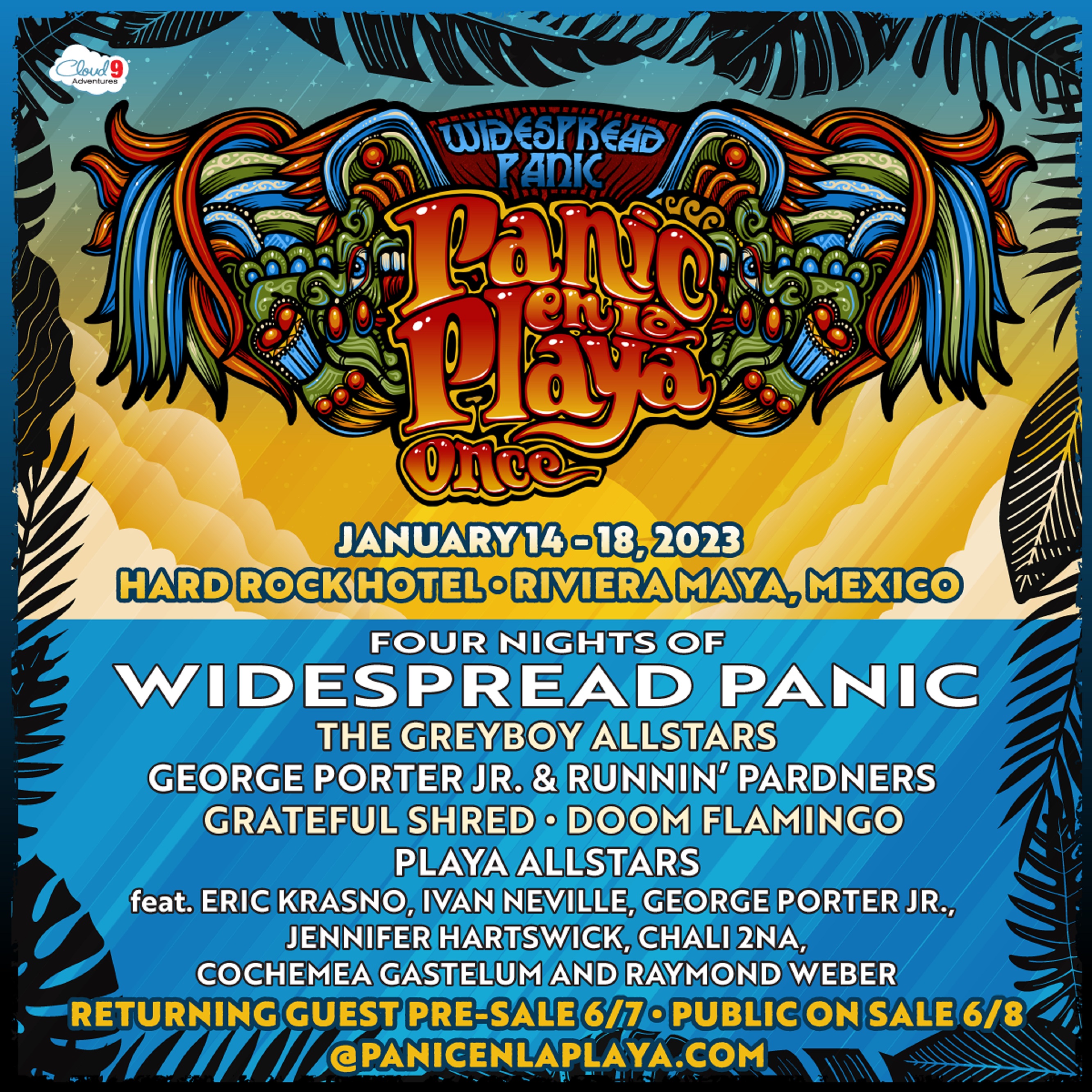  WIDESPREAD PANIC ANNOUNCES PANIC EN LA PLAYA ONCE