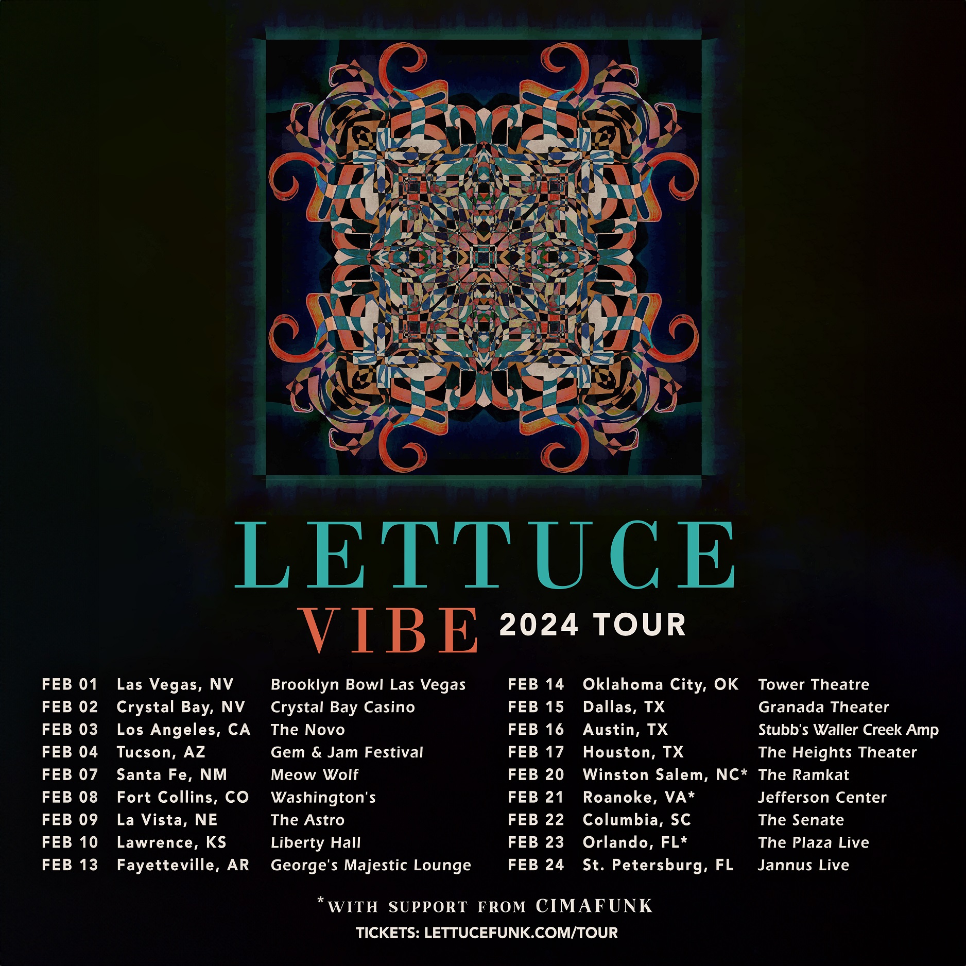 Lettuce Reveals the First-Ever Digital Release of 'VIBE,' a 48-minute Journey of Improvisation Accompanied by a National Tour in February