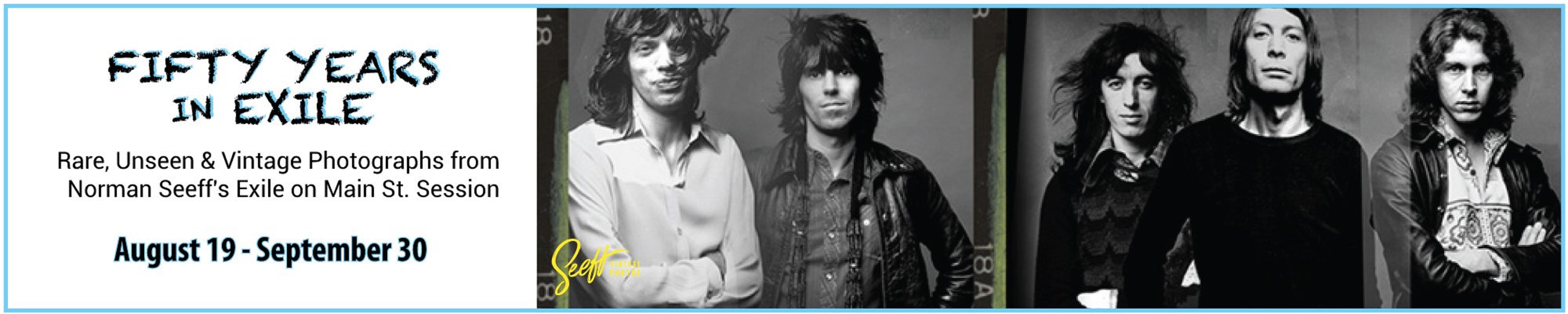 Modern Rocks Gallery announces 'Fifty Years in Exile' feat. unseen photos from The Rolling Stones’ 1972 session; Aug. 19-Sept. 30