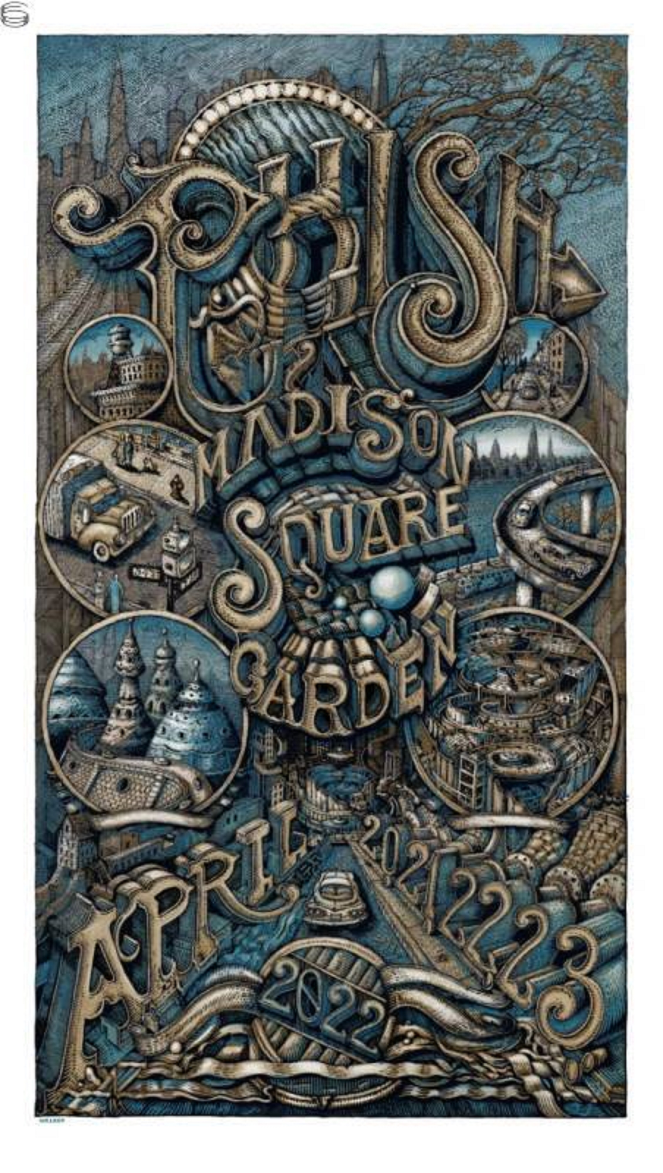 Phish 2022 Fall Poster/Ticket Charity Auction Grateful Web