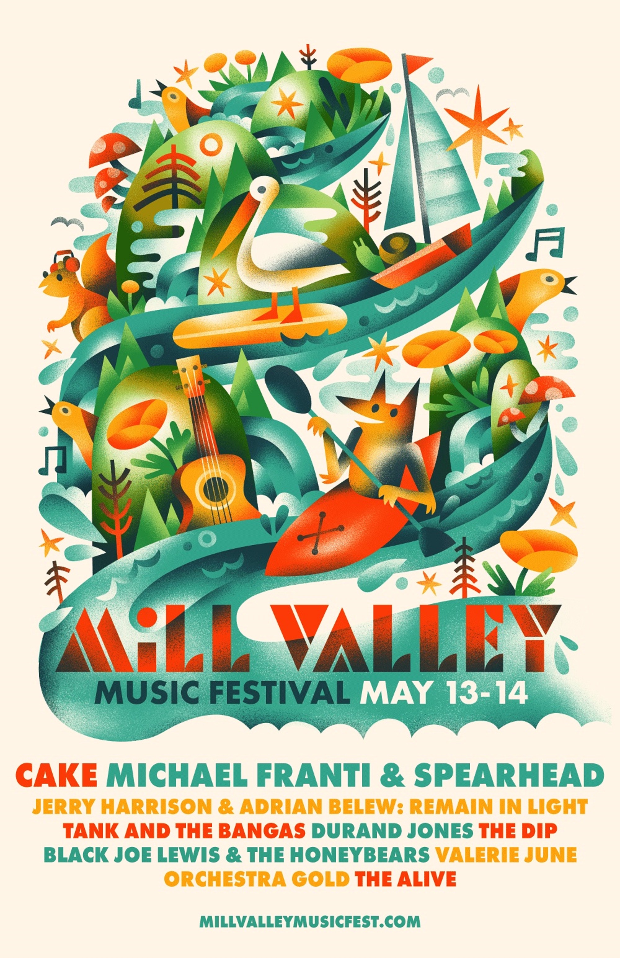 MILL VALLEY MUSIC FESTIVAL ANNOUNCES 2023 LINEUP WITH RETURN TO BAY AREA ON MAY 13-14