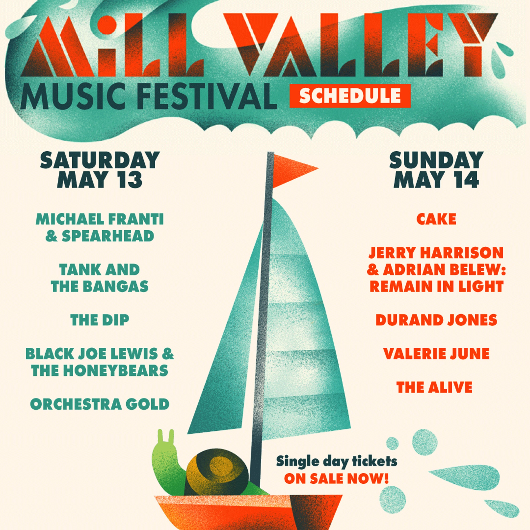 MILL VALLEY MUSIC FESTIVAL 2023 ANNOUNCES DAILY LINEUP