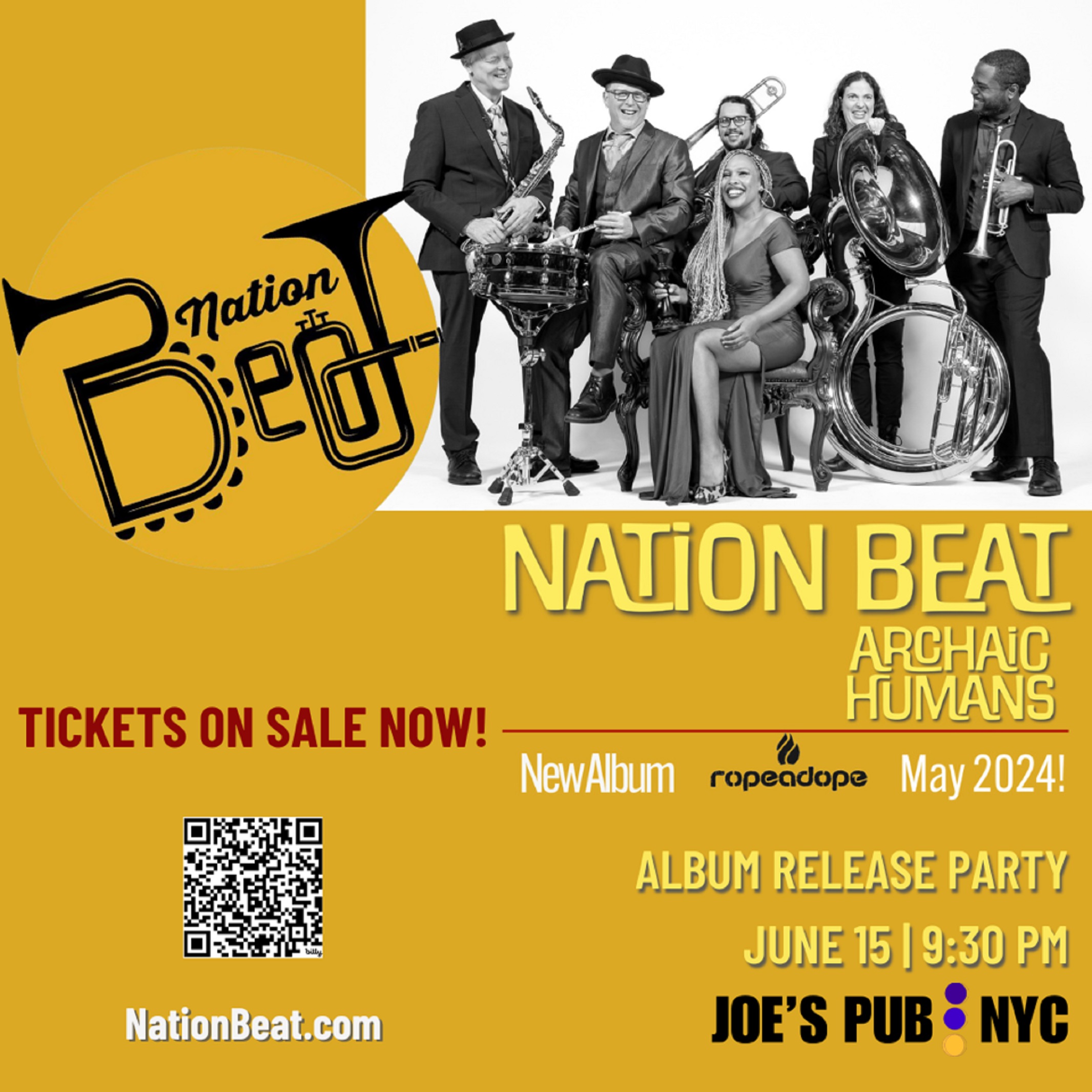 Nation Beat Set to Release New Album ‘Archaic Humans’ on May 31, 2024