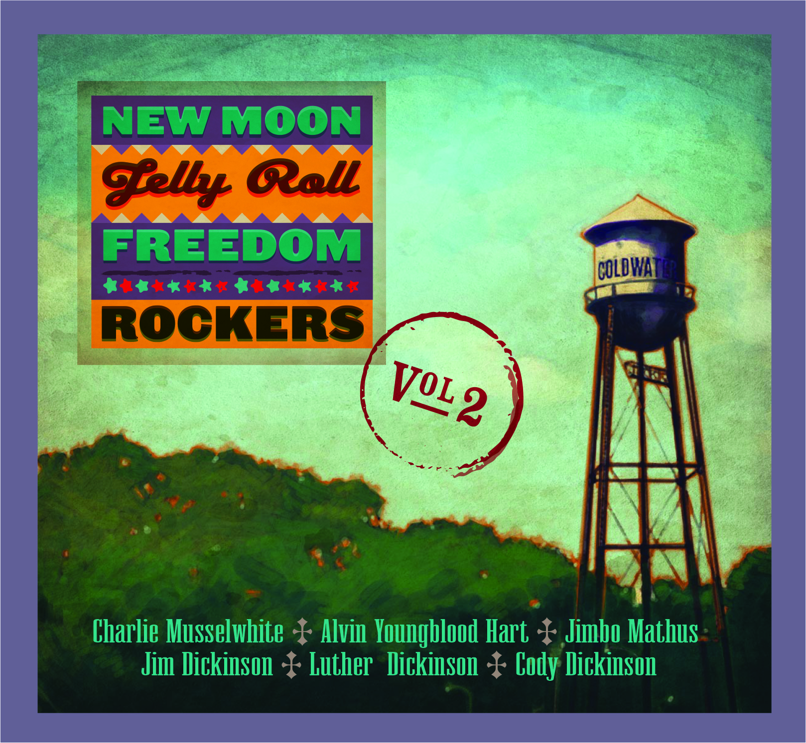 Charlie Musselwhite, Alvin Youngblood Hart, Jimbo Mathus, the Late Jim Dickinson, Luther Dickinson and Cody Dickinson Return as the "New Moon Jelly Roll Freedom Rockers Vol. 2"