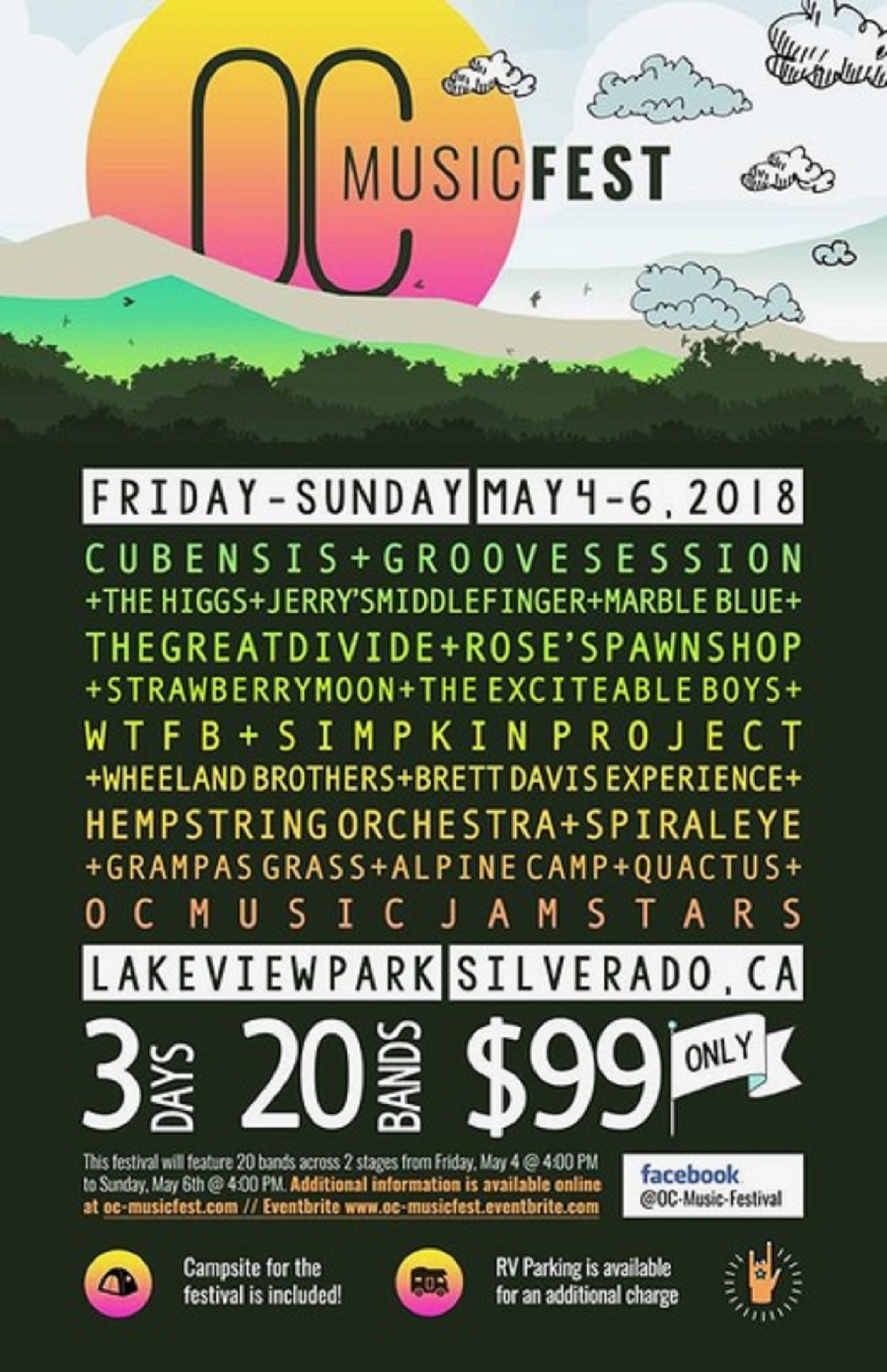 Cubensis to Headline 2 nights at OC Music Festival