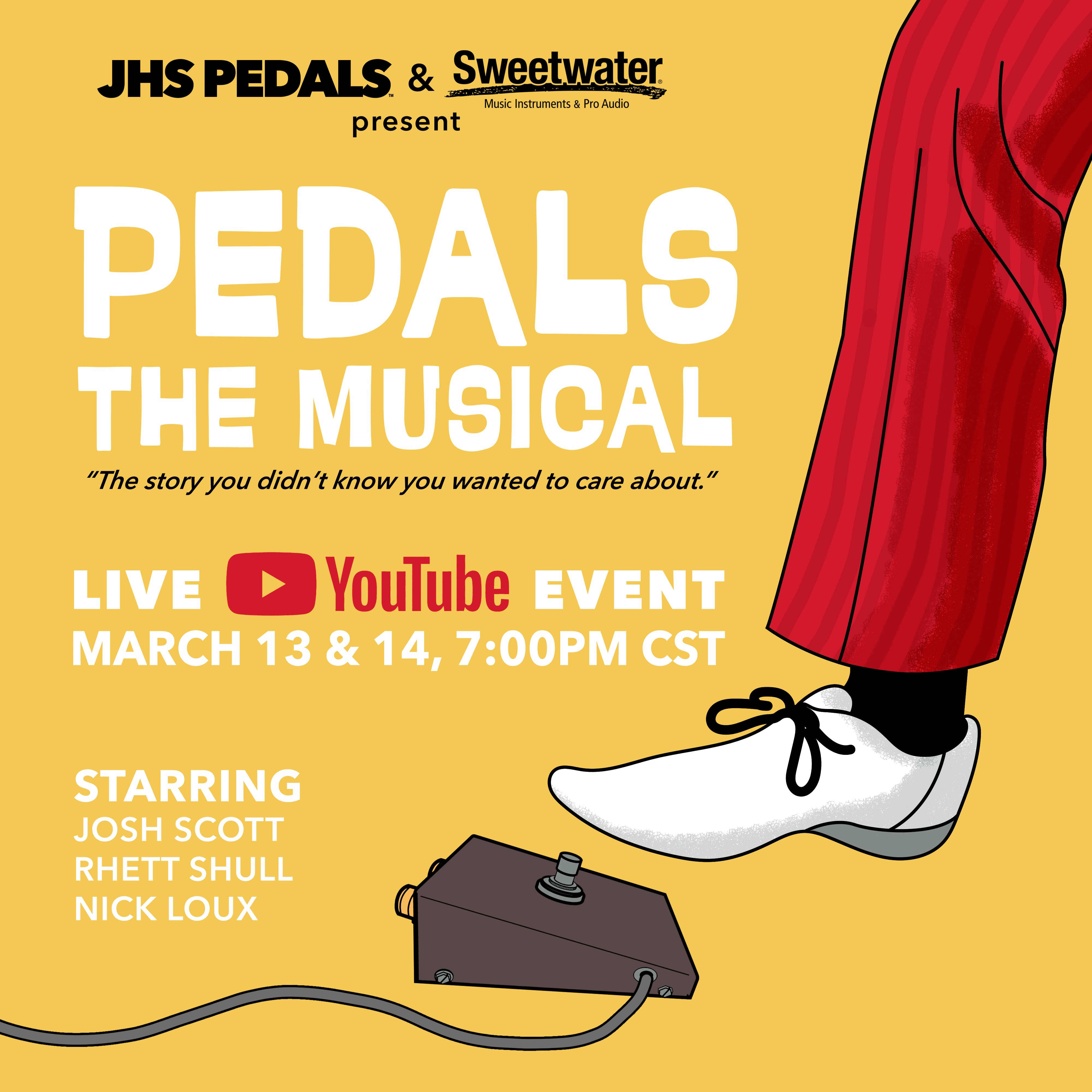 Krijt Melodramatisch Reden JHS Pedals & Sweetwater Present Pedals: The Musical, Streaming March 13th &  14th | Grateful Web
