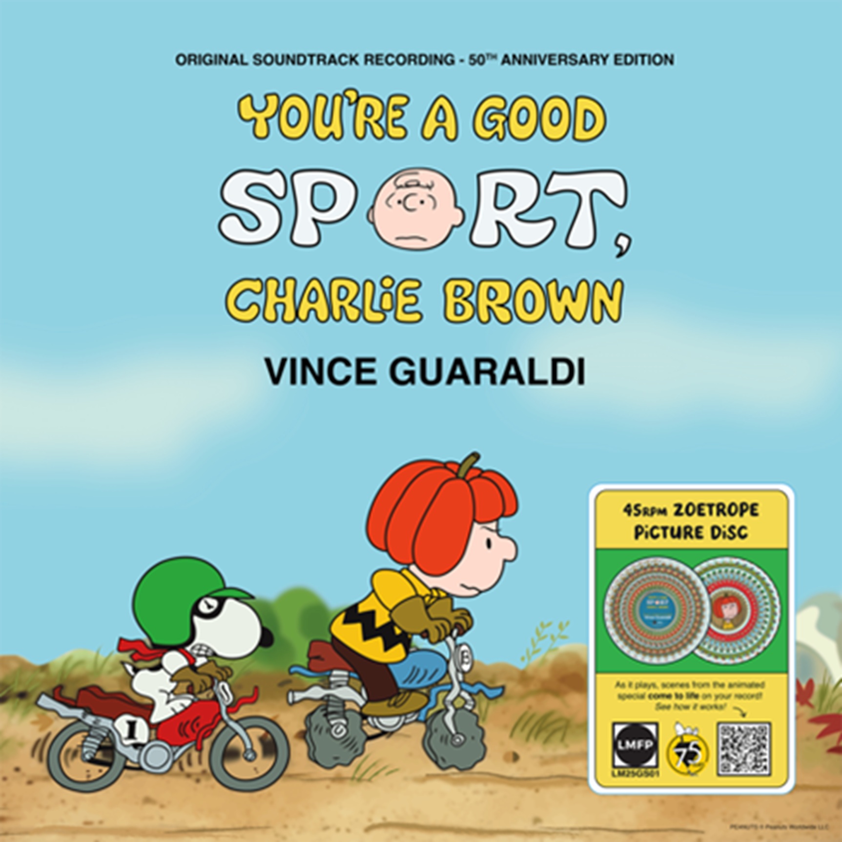 Lee Mendelson Film Productions Celebrates Peanuts® 75th with Vince Guaraldi’s “You’re a Good Sport, Charlie Brown” Soundtrack—Out July 11, 2025