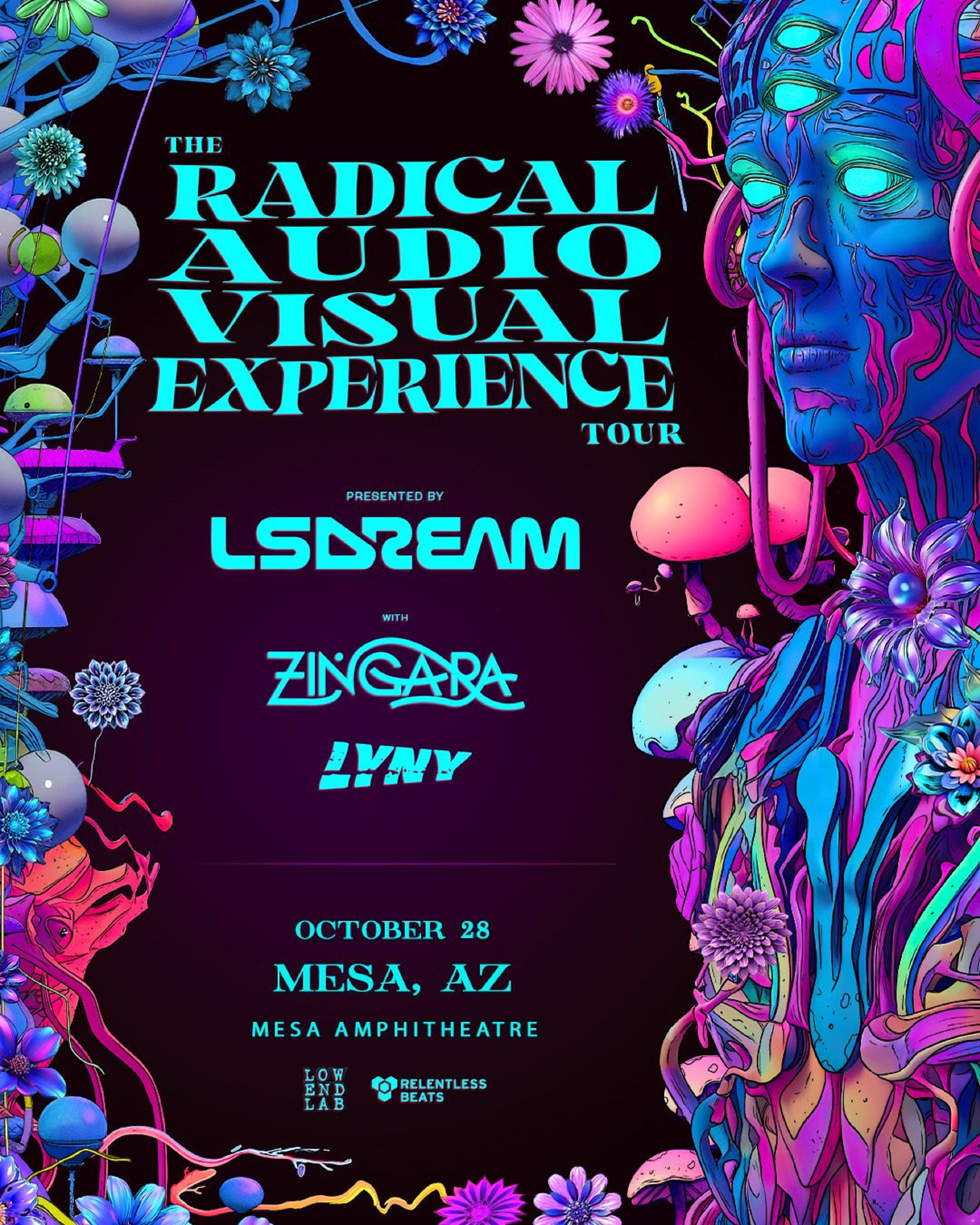 LSDREAM’s Radical Audio Visual Experience October 28 in Mesa