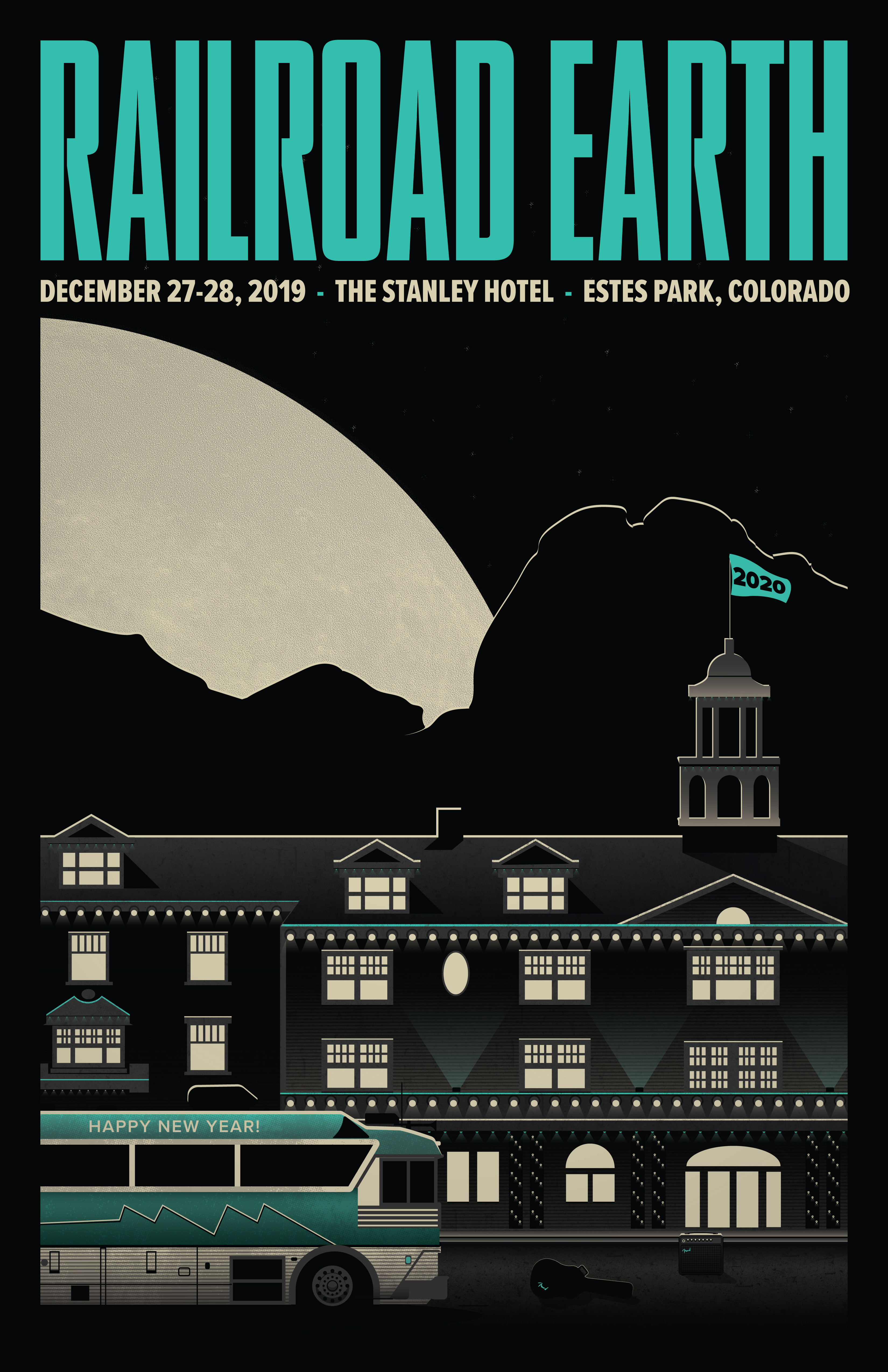 Railroad Earth headlining New Years shows at The Stanley Hotel
