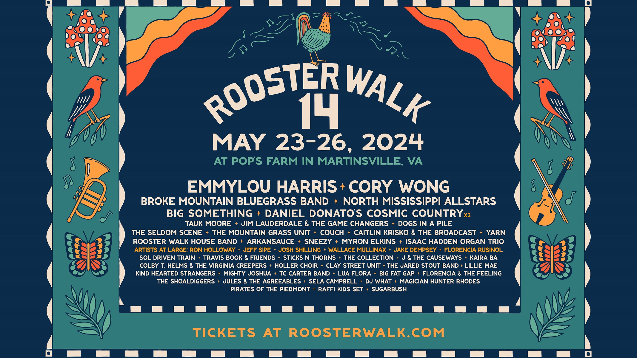 North Mississippi Allstars, BIG Something top final band additions to Rooster Walk 14 lineup