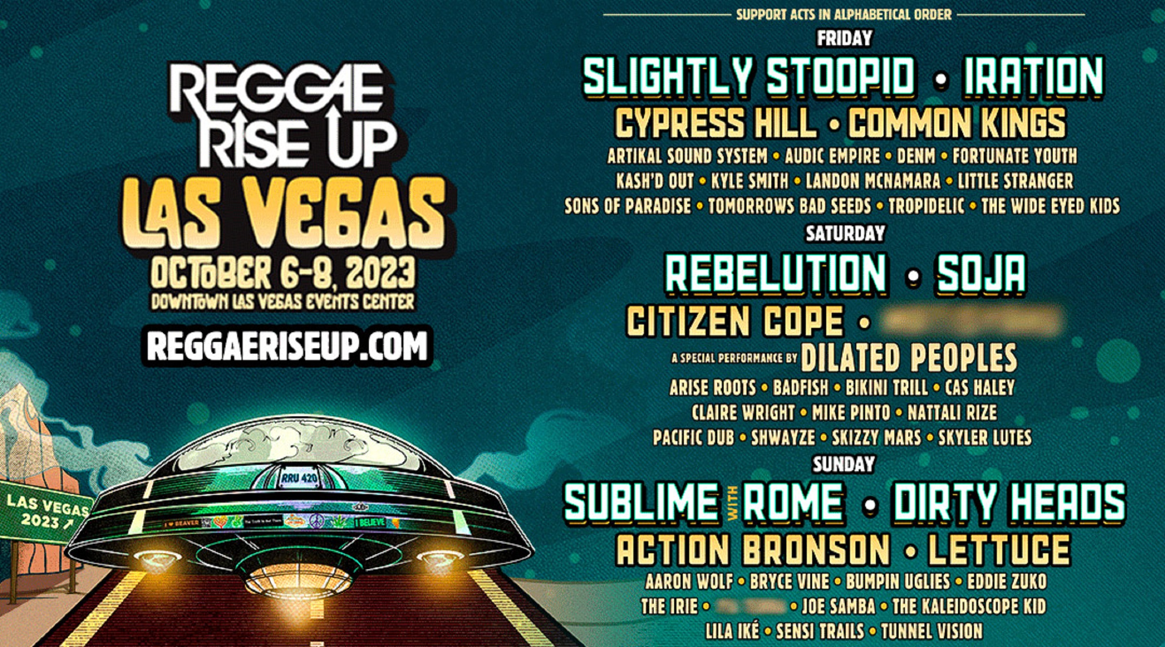 BUMPIN UGLIES Set for RISE UP Main Stage at REGGAE RISE UP VEGAS, Sunday October 8th