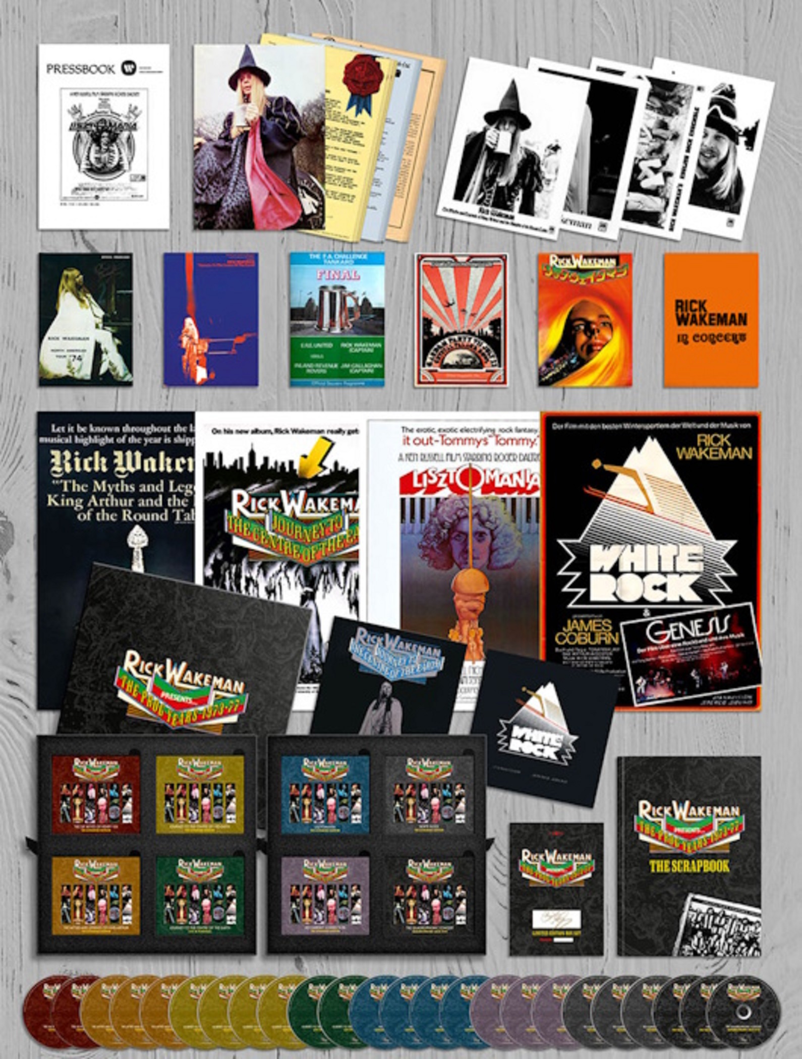 Rick Wakeman “The Prog Years 1973-1977” CD/DVD Box Set Now Available!