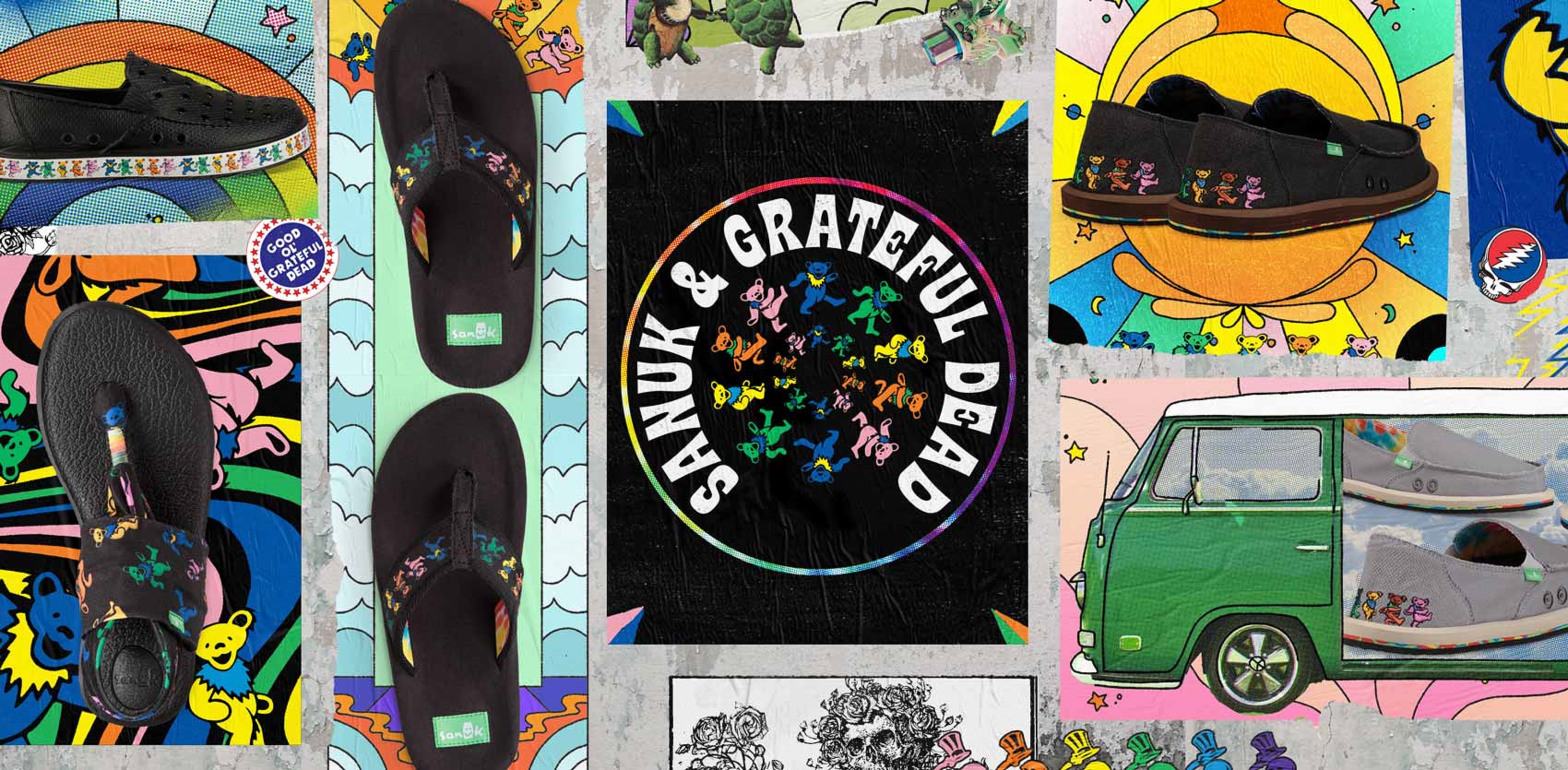 All-New Sanuk x Grateful Dead Collection to Dropped on February 4, 2020