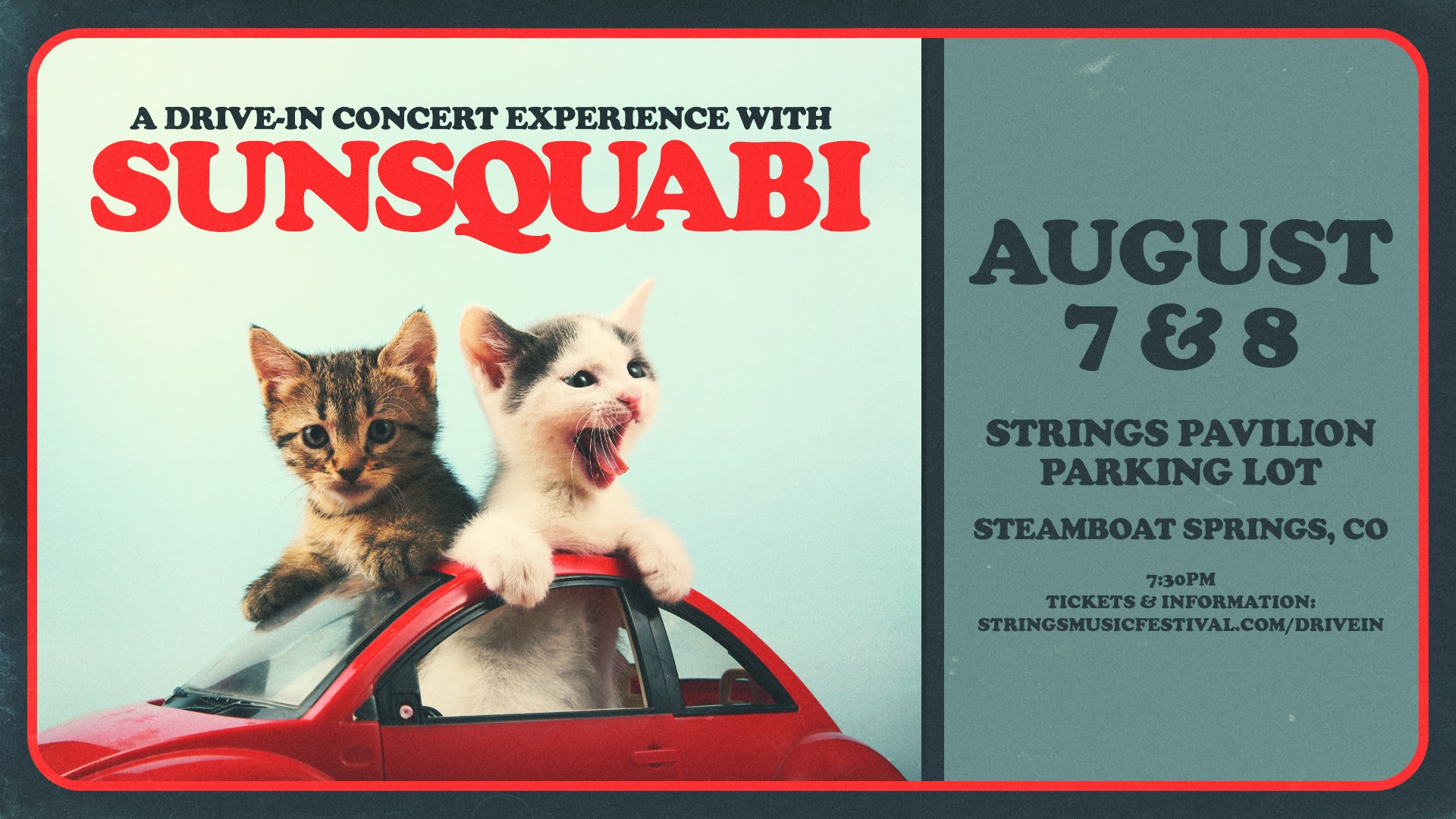 SunSquabi announces 2 night CO drive in experience