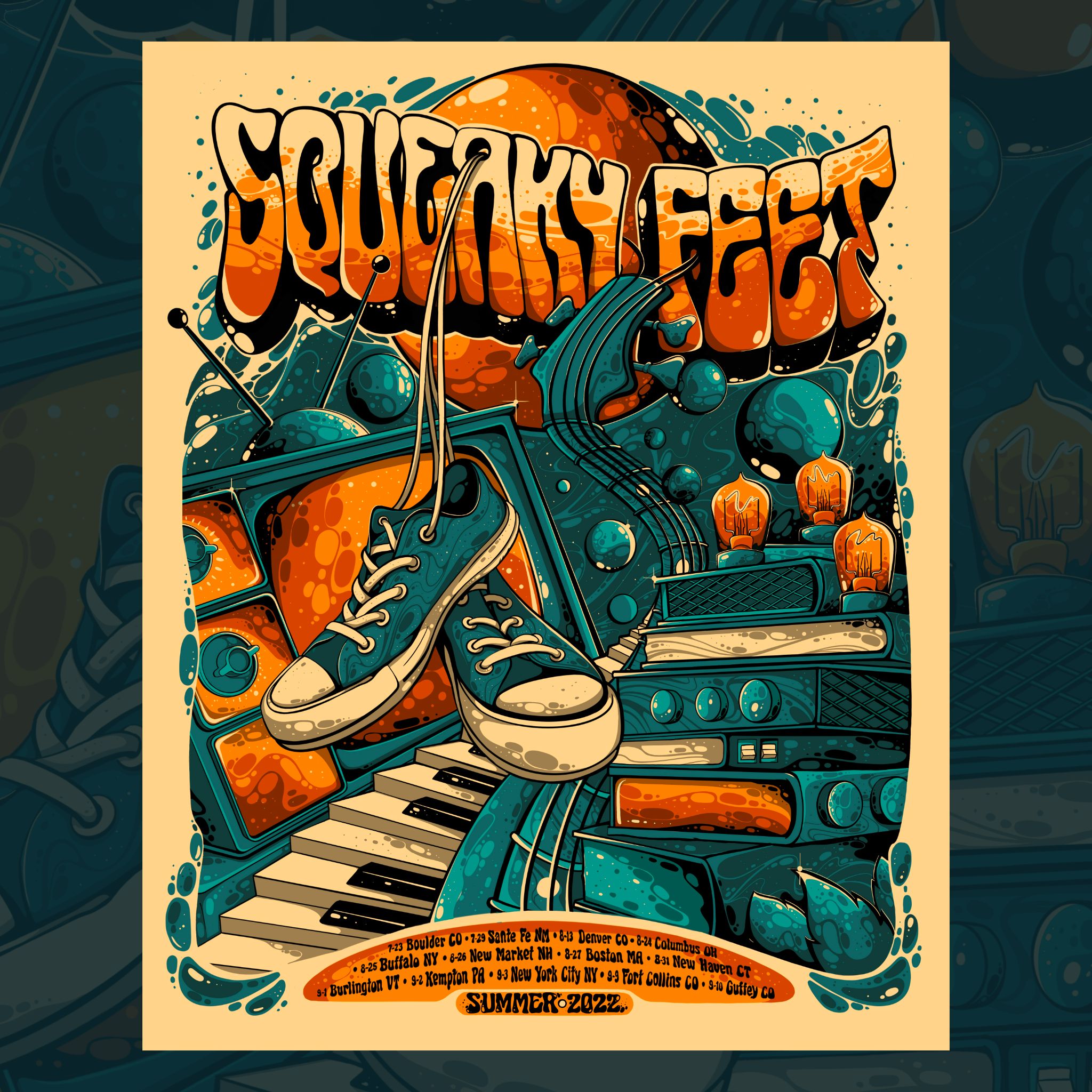 Denver, CO’s Squeaky Feet Kicks of the Northeast Tour at Summit Music Hall