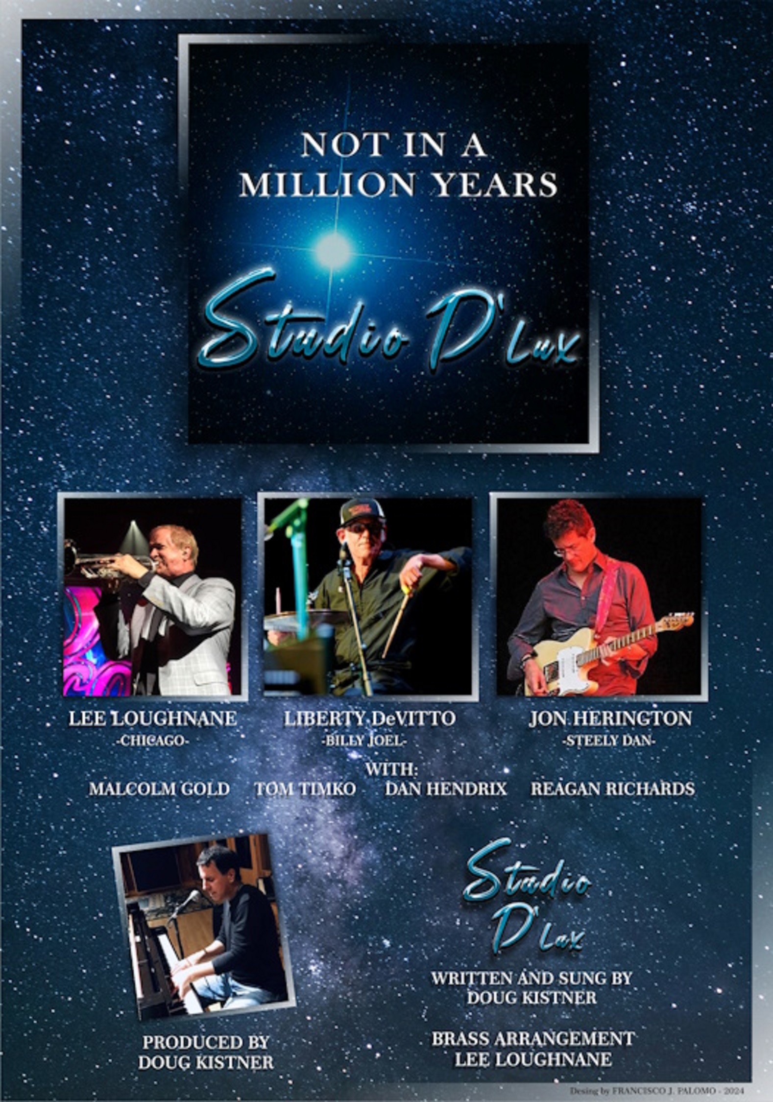 Allstar Project Studio D’lux To Release New Single “Not in a Million Years” Featuring Members From Chicago, Steely Dan & Billy Joel