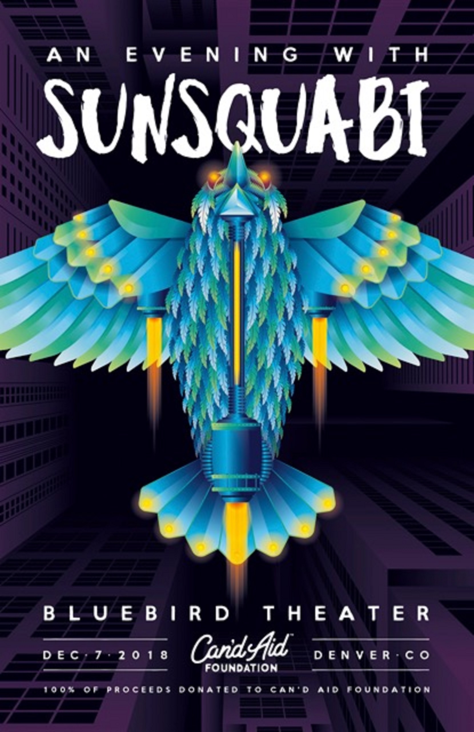 SunSquabi announces benefit concert in Denver- 12/7/18