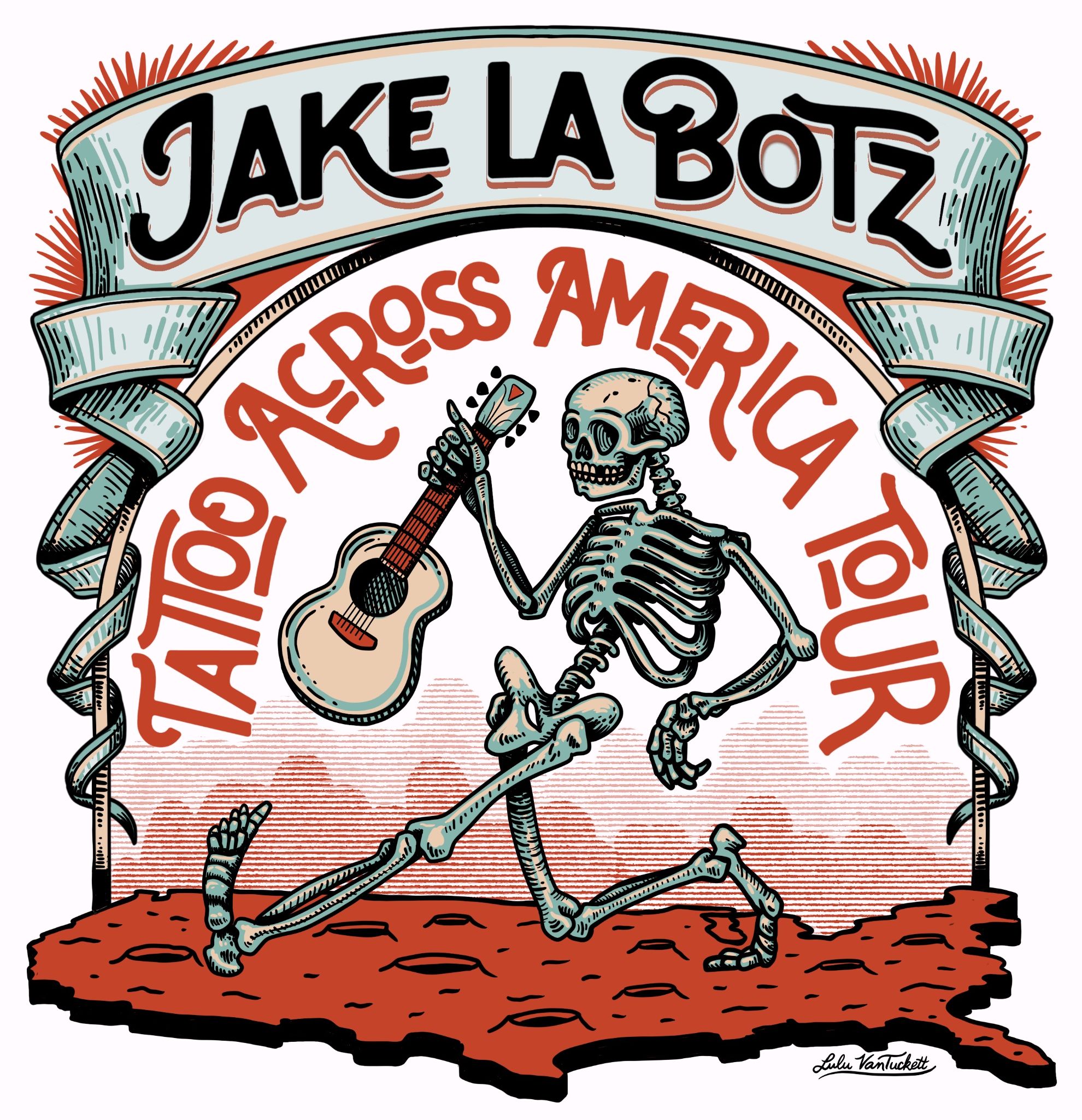 Jake La Botz Announces Tattoo Across America Tour / Shares New Single “Let It Fall”
