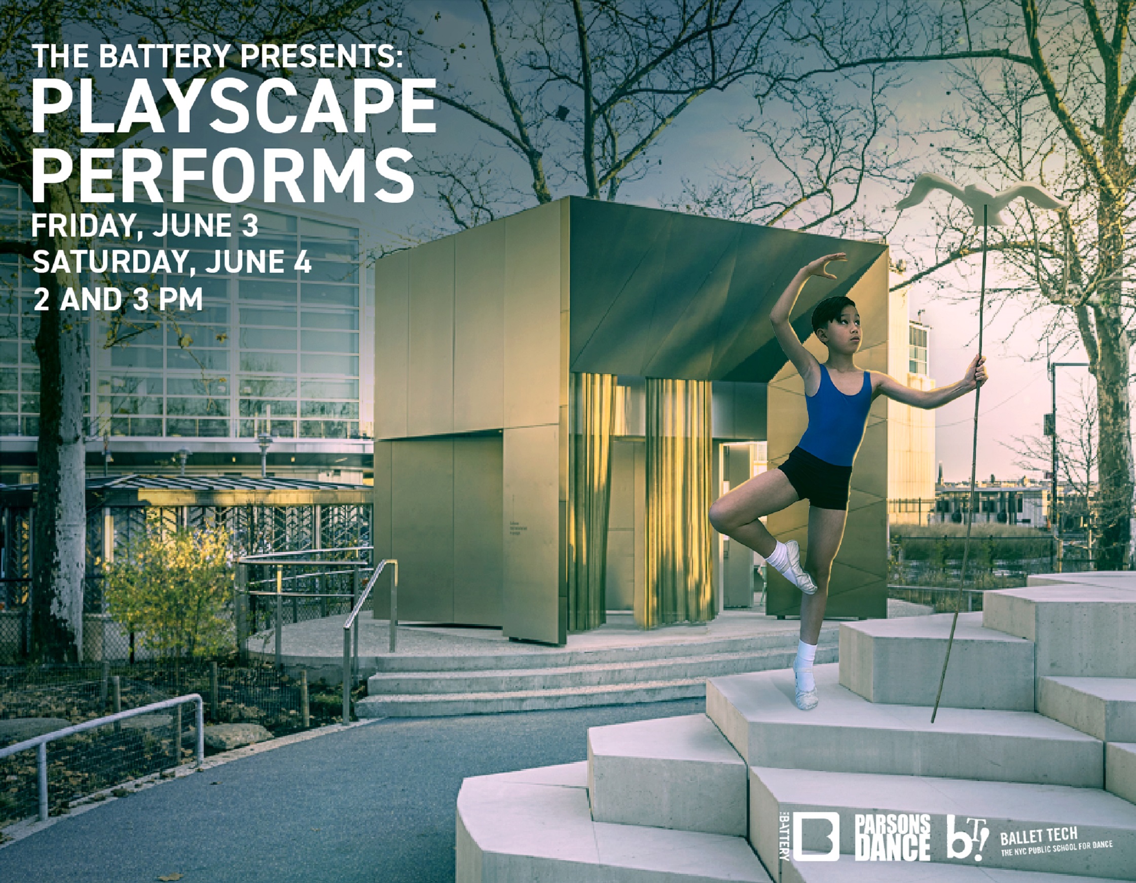 The Battery Kicks Off “Playscape Performs” with a Unique Collaboration between Parsons Dance and Ballet Tech, Inspired by the Park’s Innovative New Playground