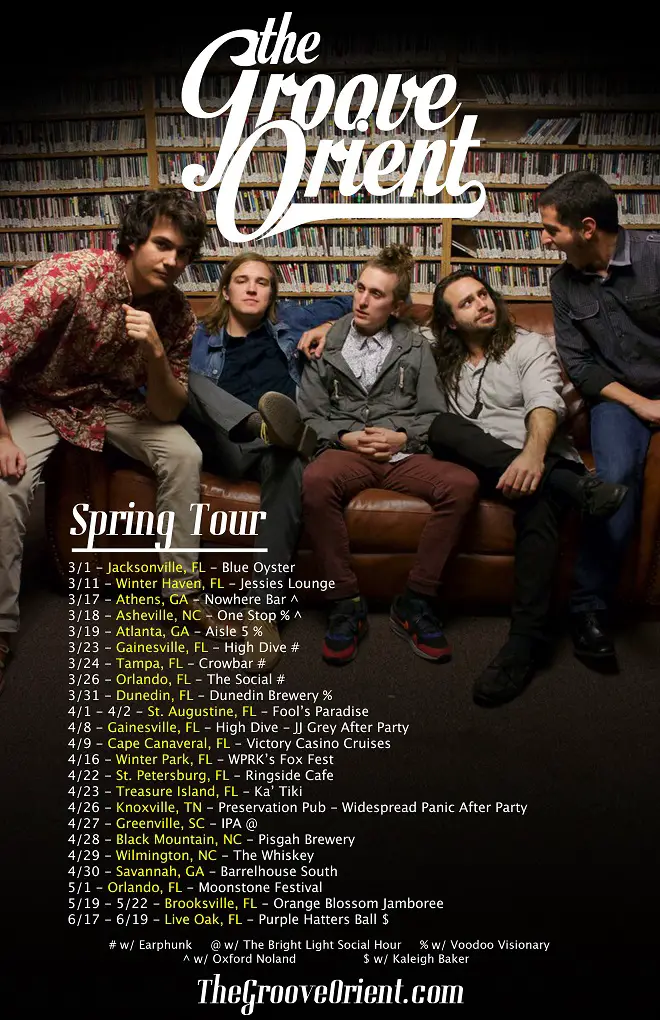 The Groove Orient Announce Spring Tour