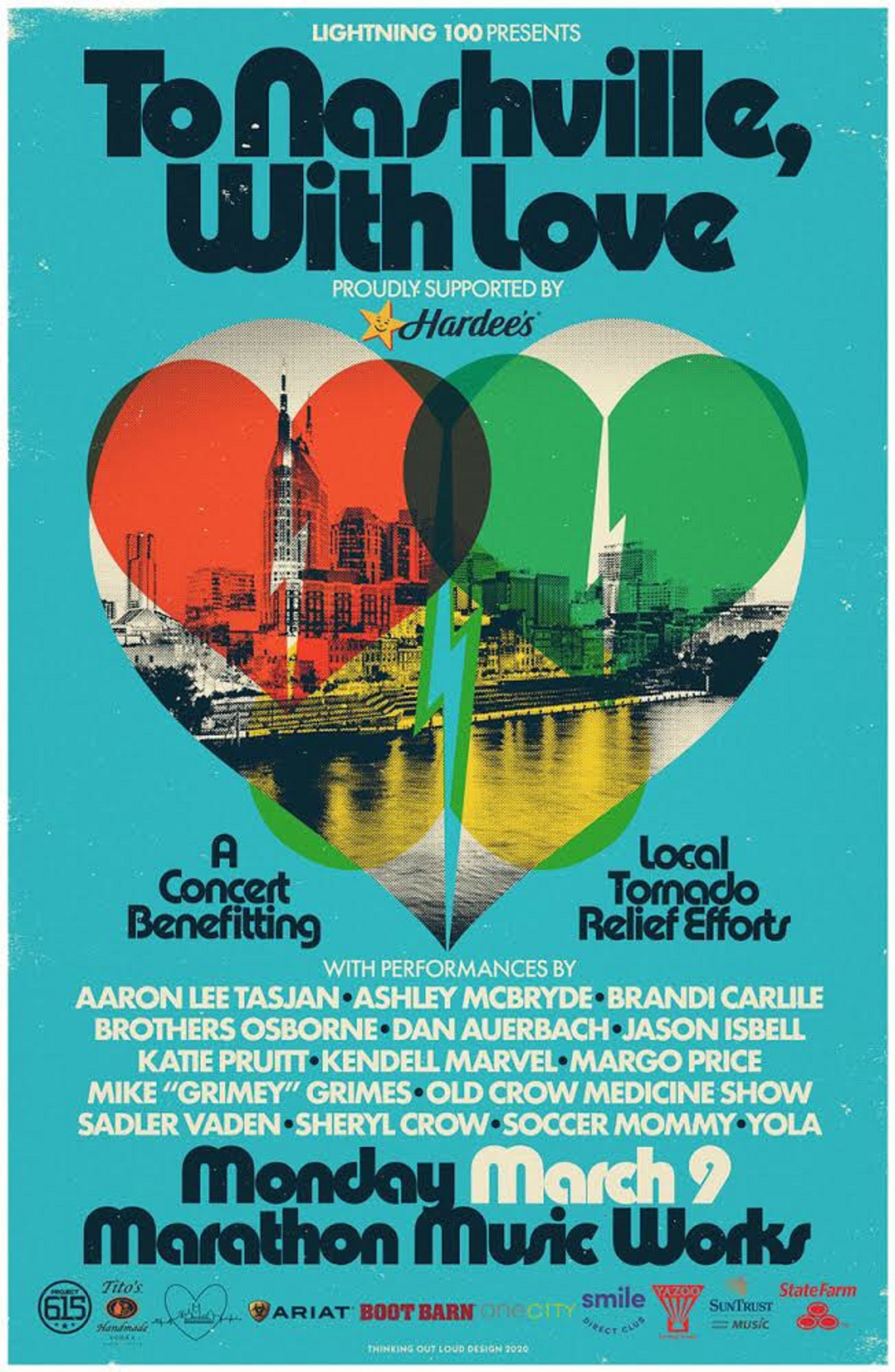 A CHARITY BENEFIT CONCERT TO HELP THE PEOPLE OF NASHVILLE AFFECTED BY THE MARCH 2020 TORNADO
