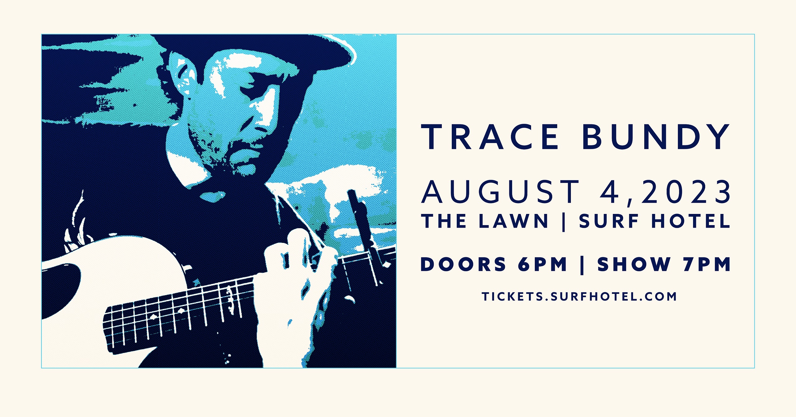Trace Bundy Returns to His Hometown Buena Vista, Colorado for His Debut Performance on the Lawn,  At Surf Hotel, Friday, August 4th