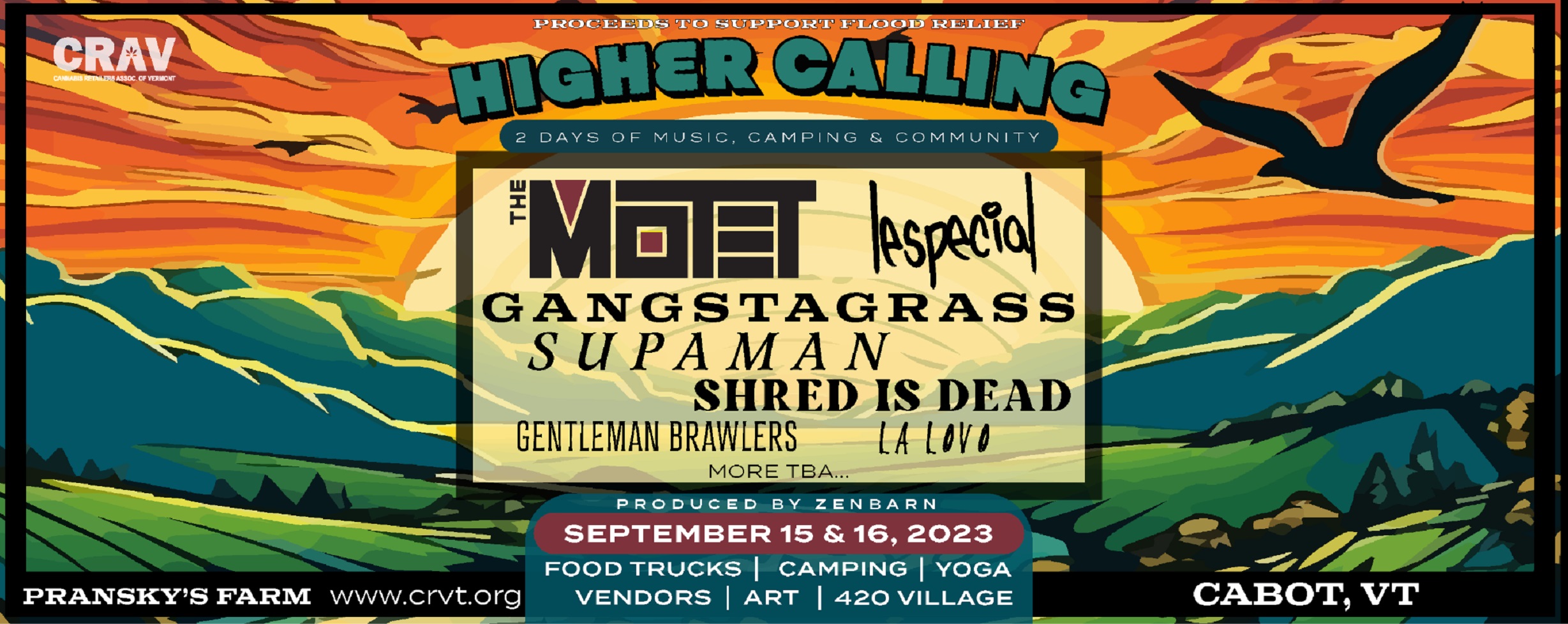 Higher Calling Festival feat. The Motet, Lespecial, Marcus Rezak’s Shred is Dead & More