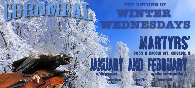 Cornmeal will be playing lots of upcoming shows in Chicago, IL
