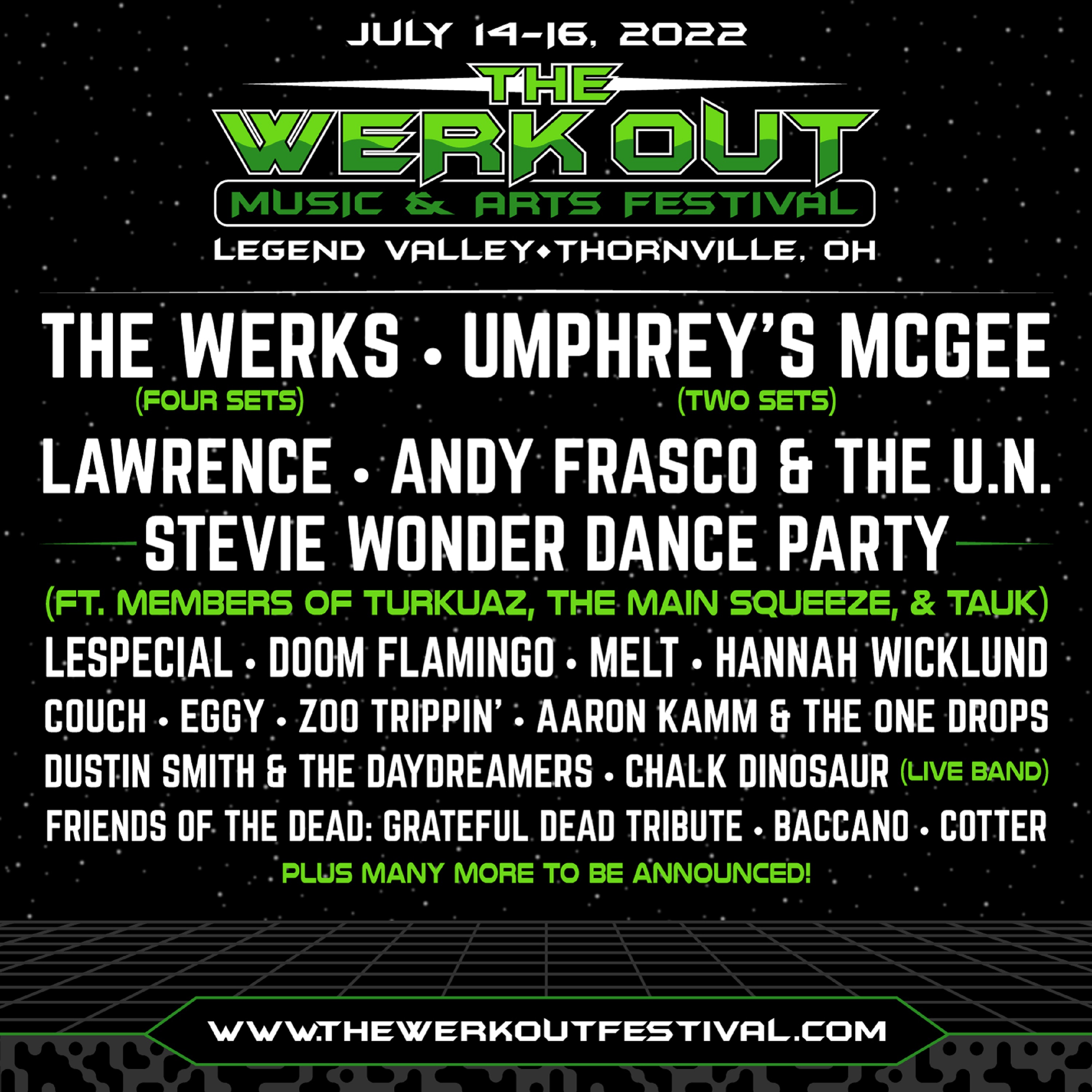 Announcing the Initial Lineup for The Werk Out Festival 2022