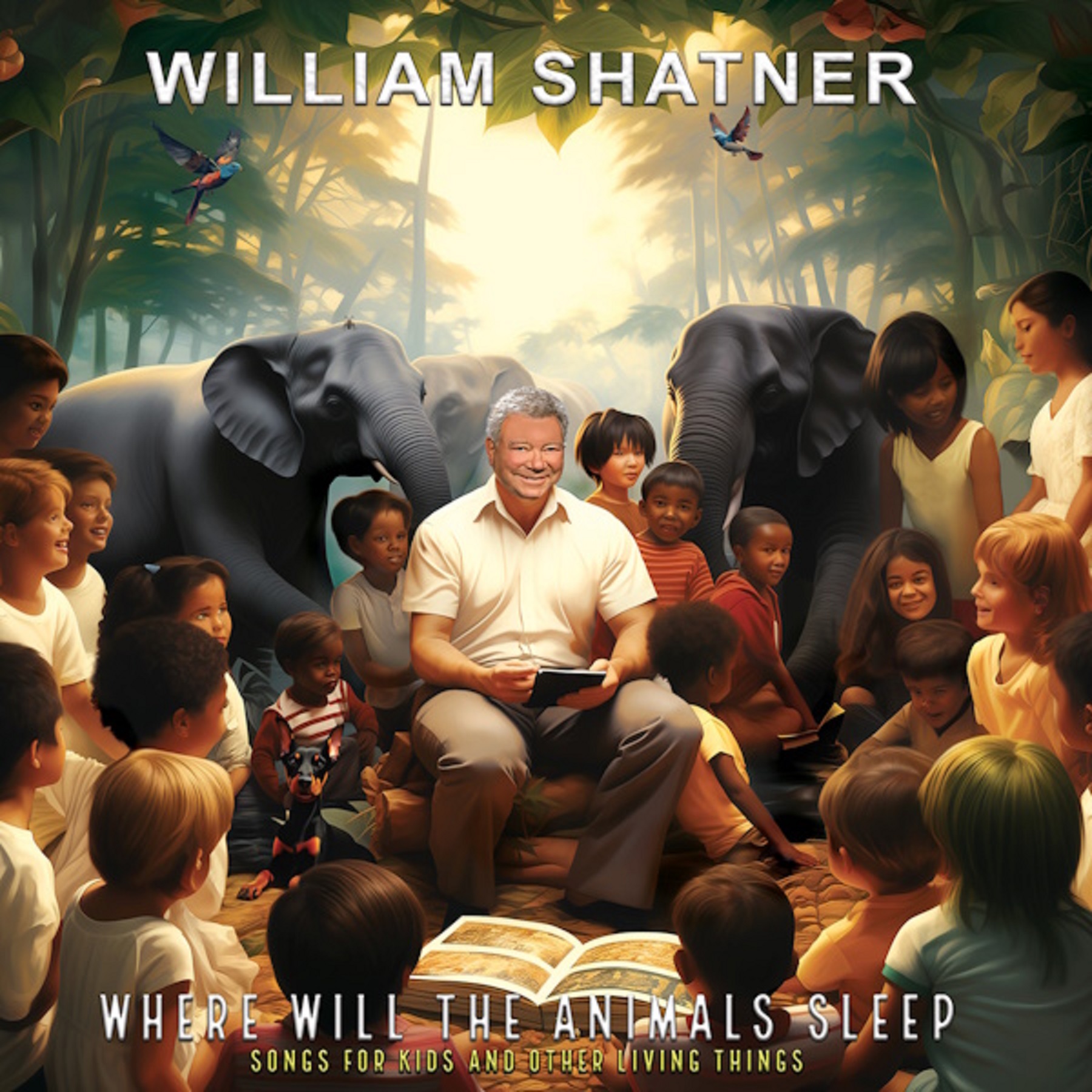 Beloved Hollywood Icon WILLIAM SHATNER Unveils New Single & Lyric Video From His First Ever Children’s Album 'Where Will The Animals Sleep? - Songs For Kids And Other Living Things'!