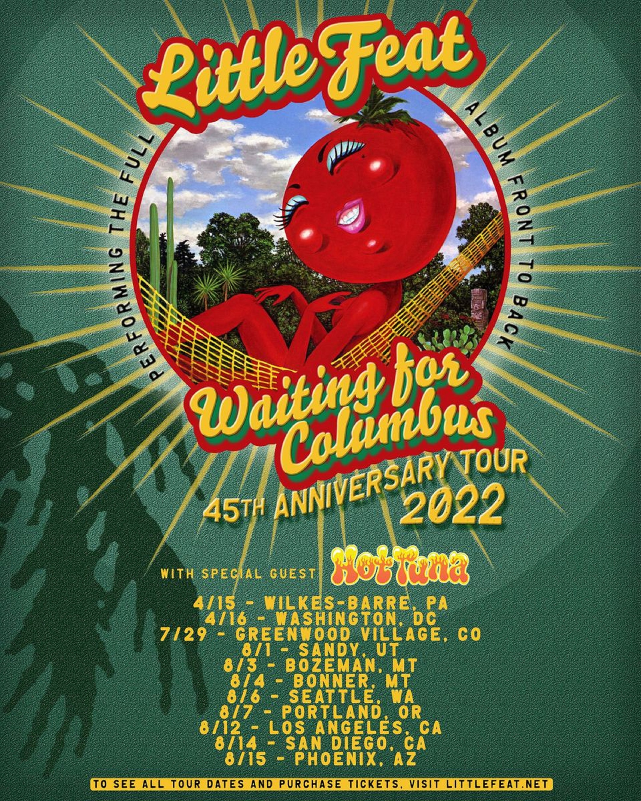 Hot Tuna On Tour w/ Little Feat – Come out for the music & the joy!