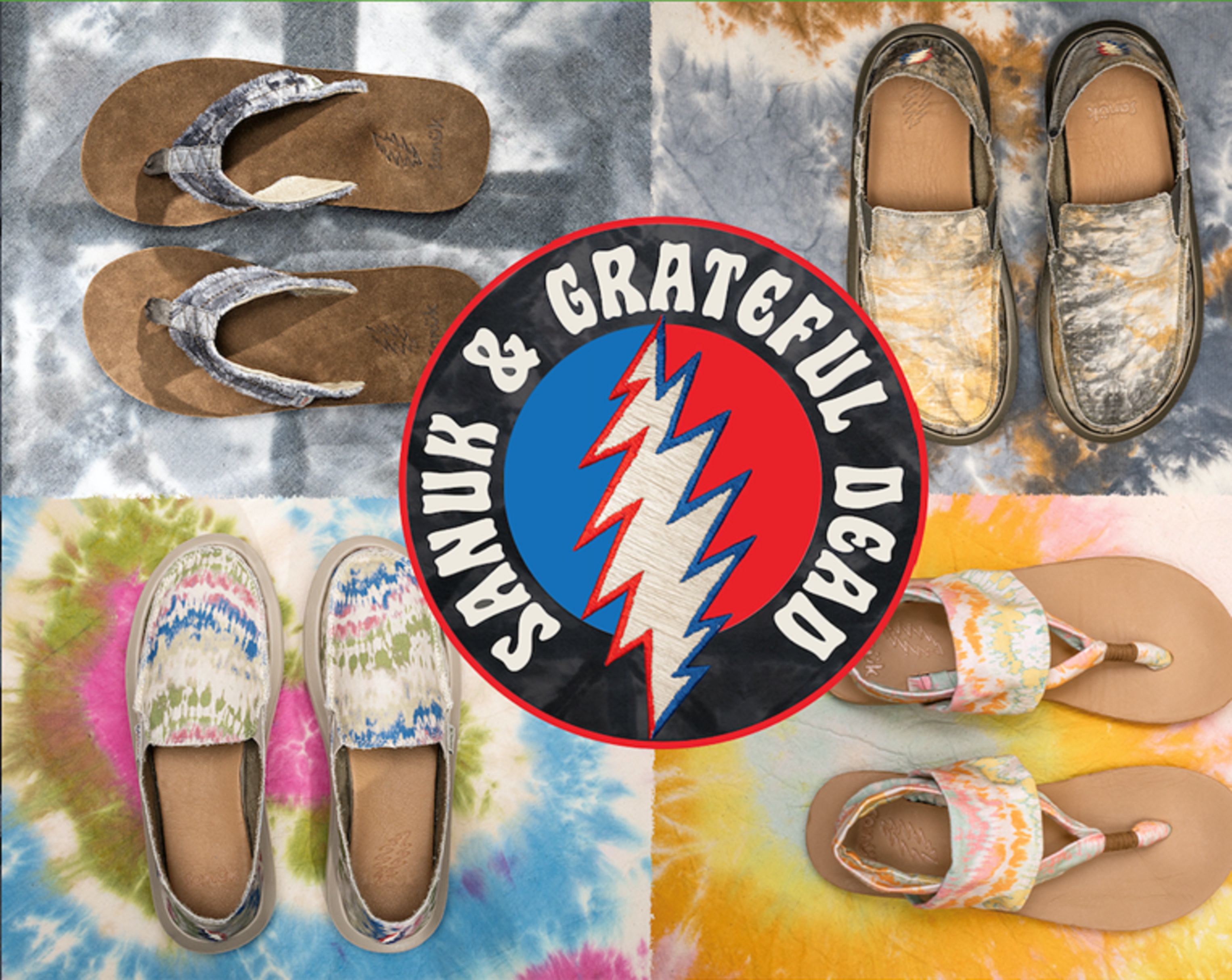 Launching Today: Cozy New SANUK & GRATEFUL DEAD™ Collection