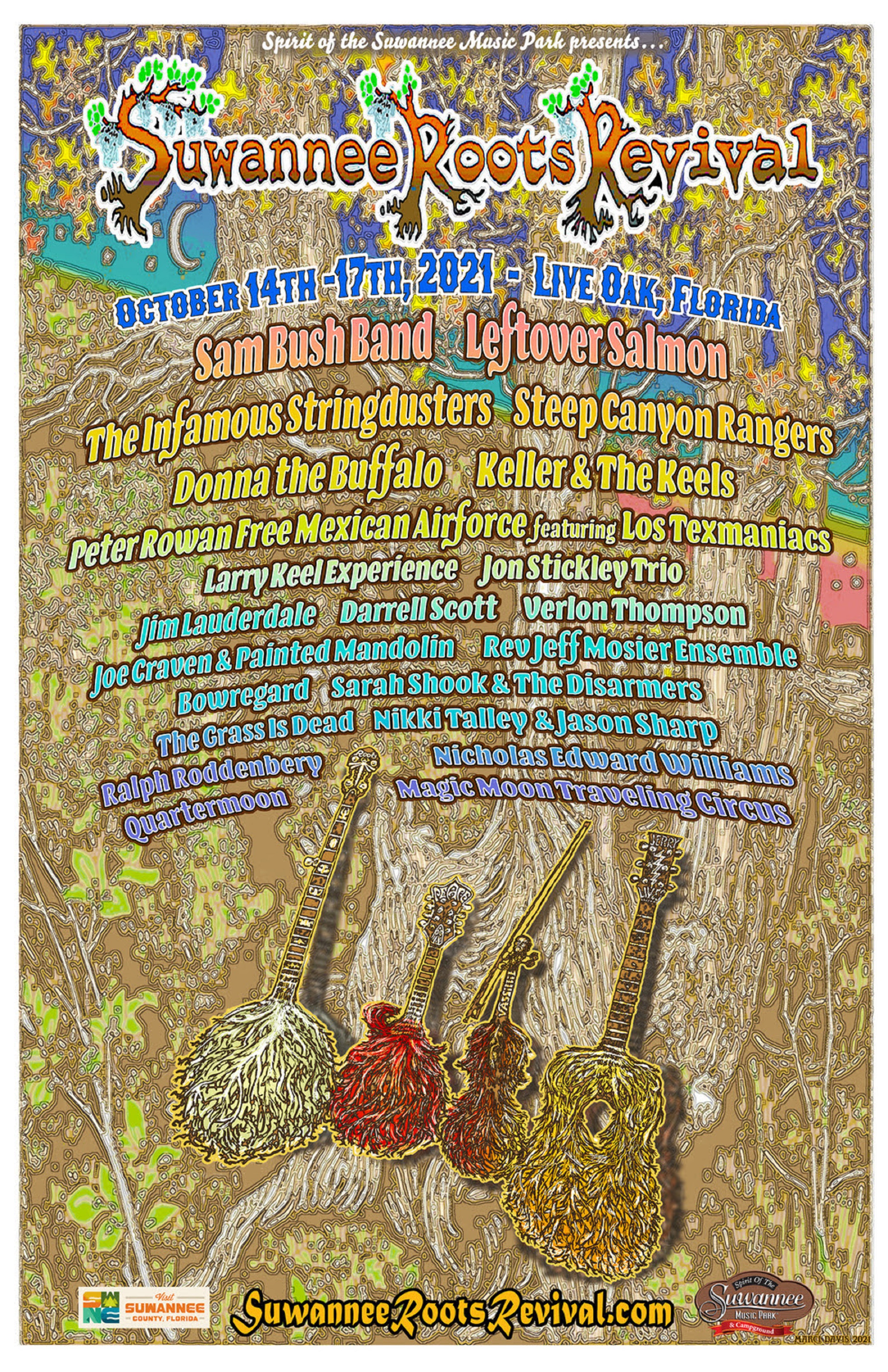 Suwannee Roots Revival 2021 Schedule Announced!