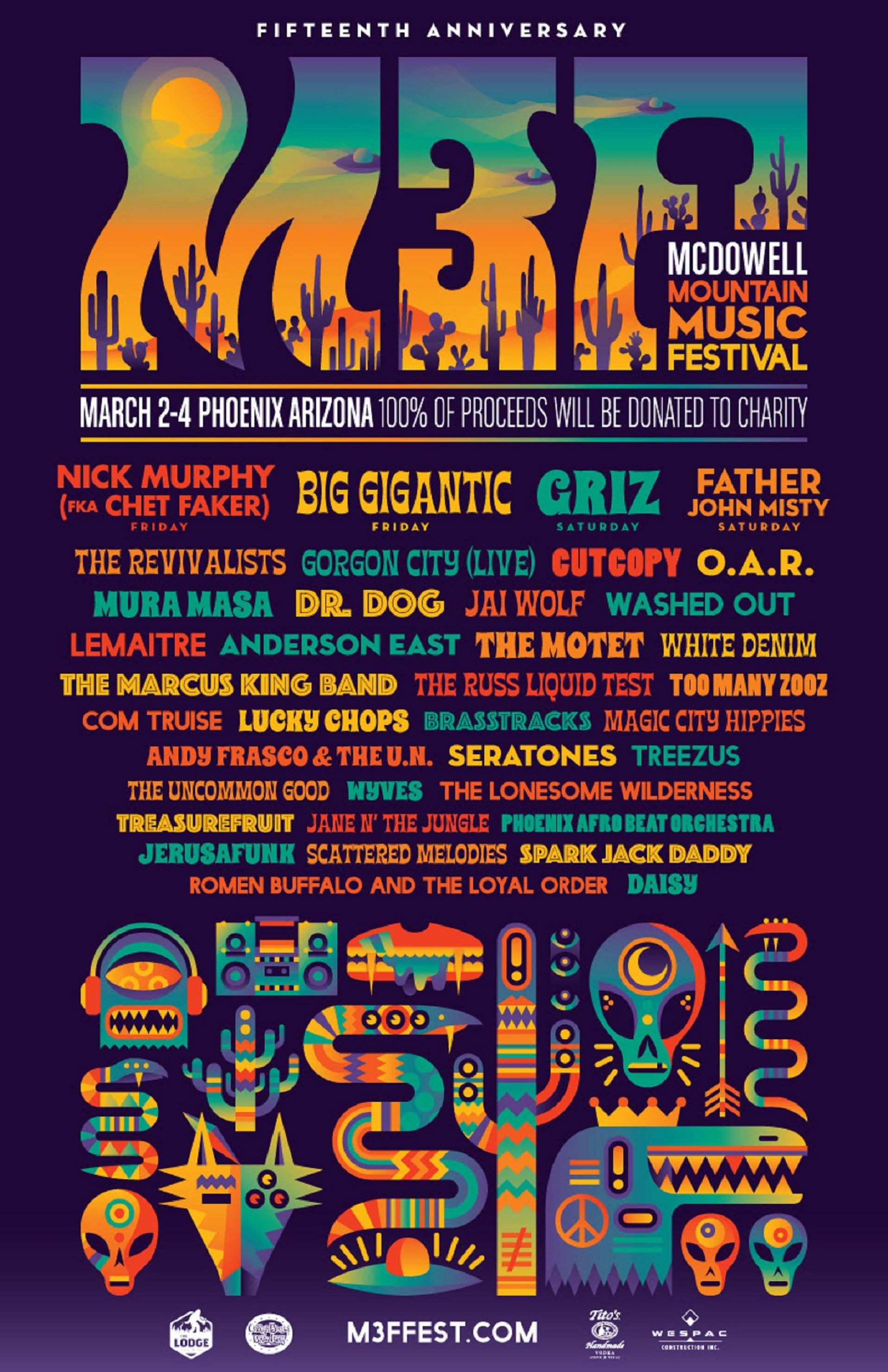 McDowell Mountain Music Festival 2018 Lineup