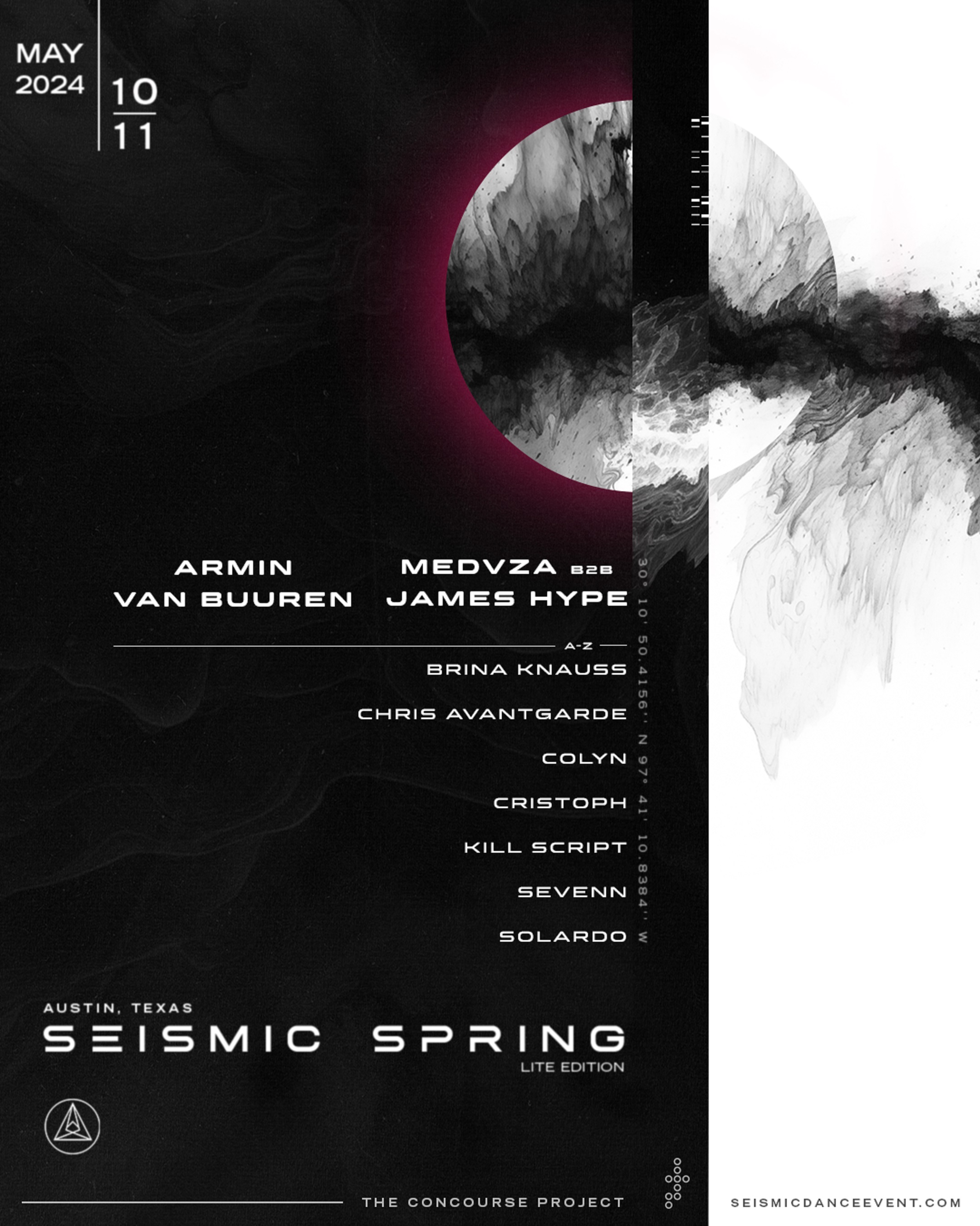 Seismic Dance Event Announces Lineup for 2024 Seismic Spring Lite Edition