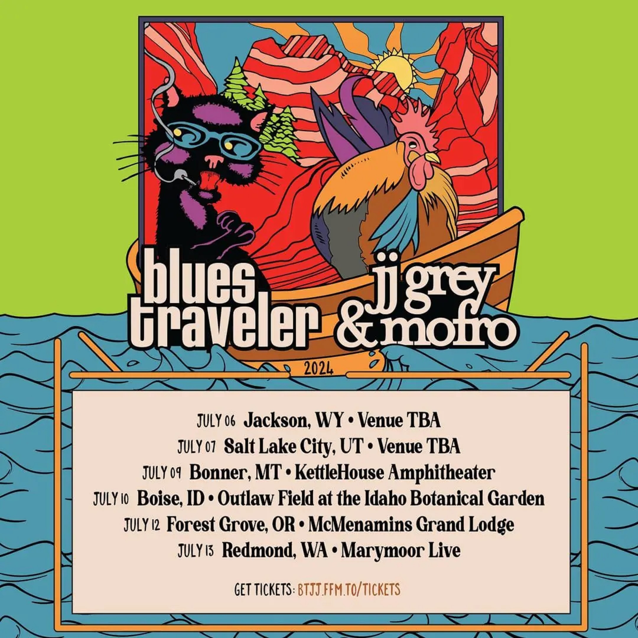Blues Traveler Announce 30th Fourth of July Performance at Red Rocks as Part of Summer 2024 Tour