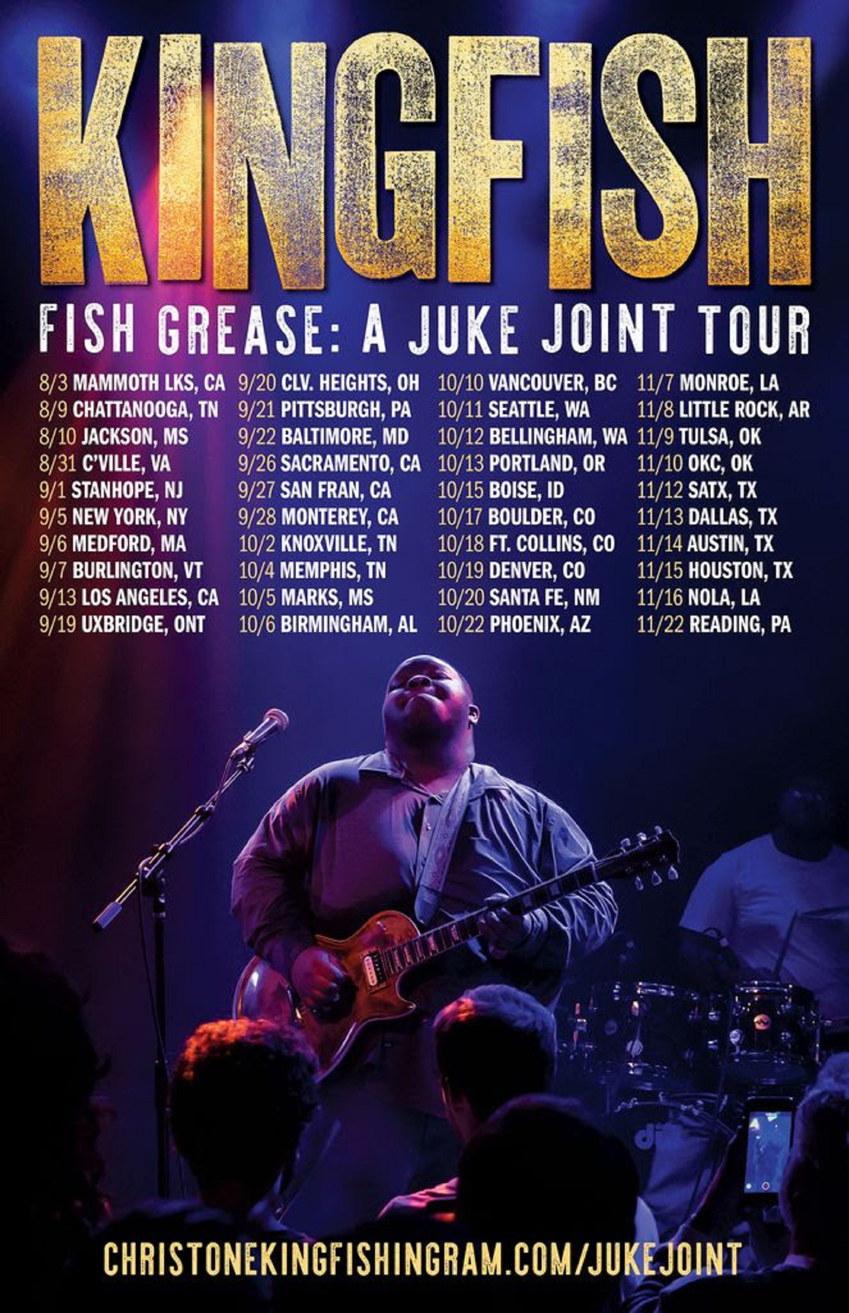 Christone "Kingfish" Ingram Announces First Headlining Tour