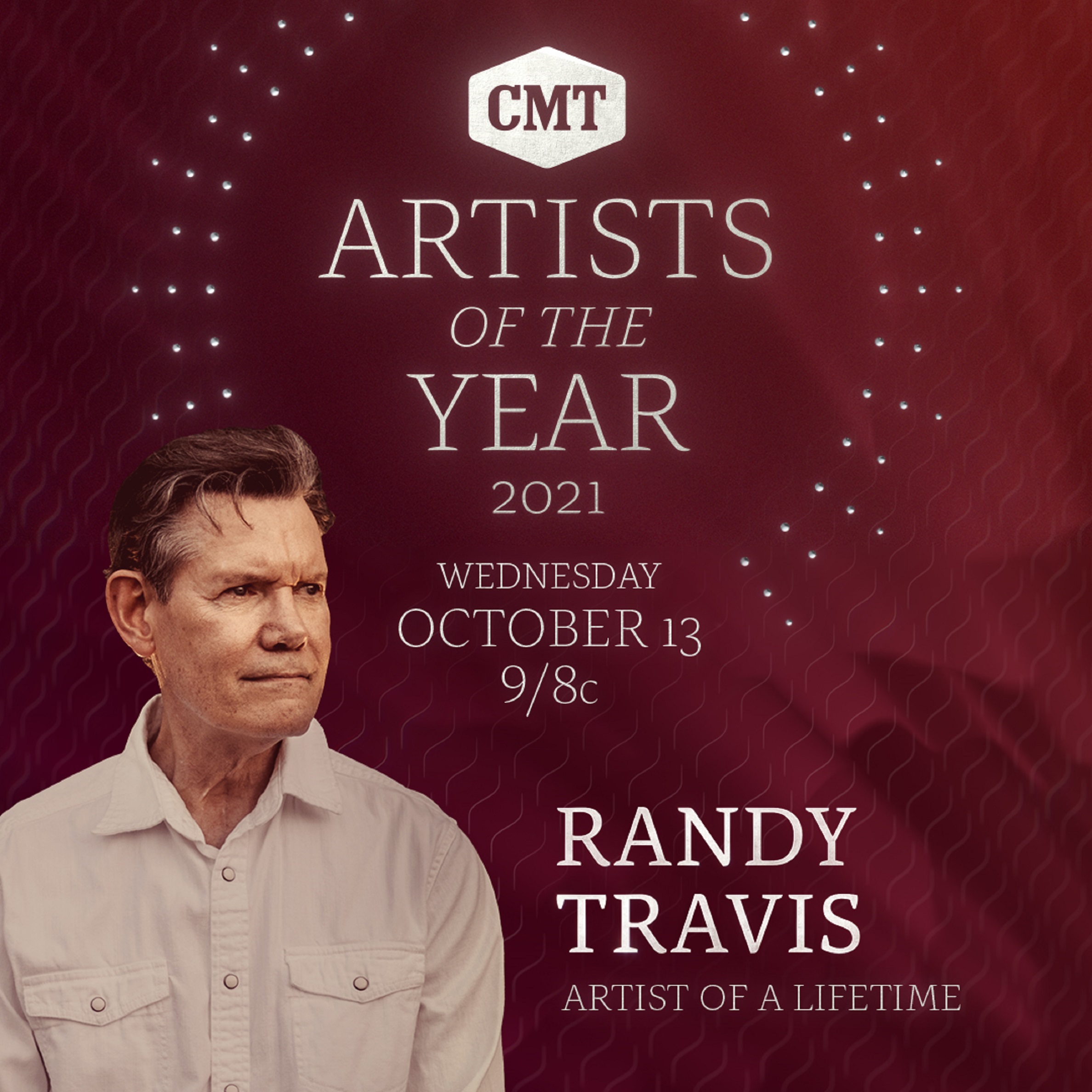 CMT To Honor The Legendary Randy Travis With “Artist of a Lifetime” Award