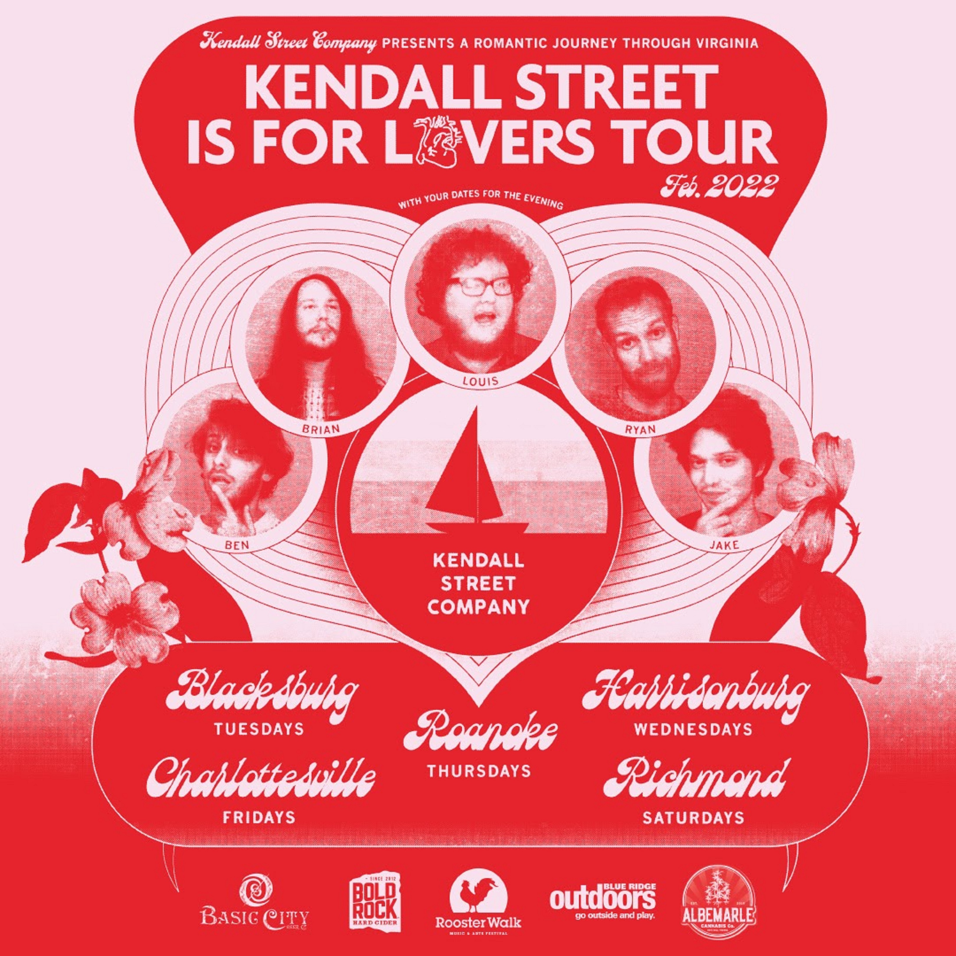 Kendall Street Company Announces February "Kendall Street Is For Lovers Tour"