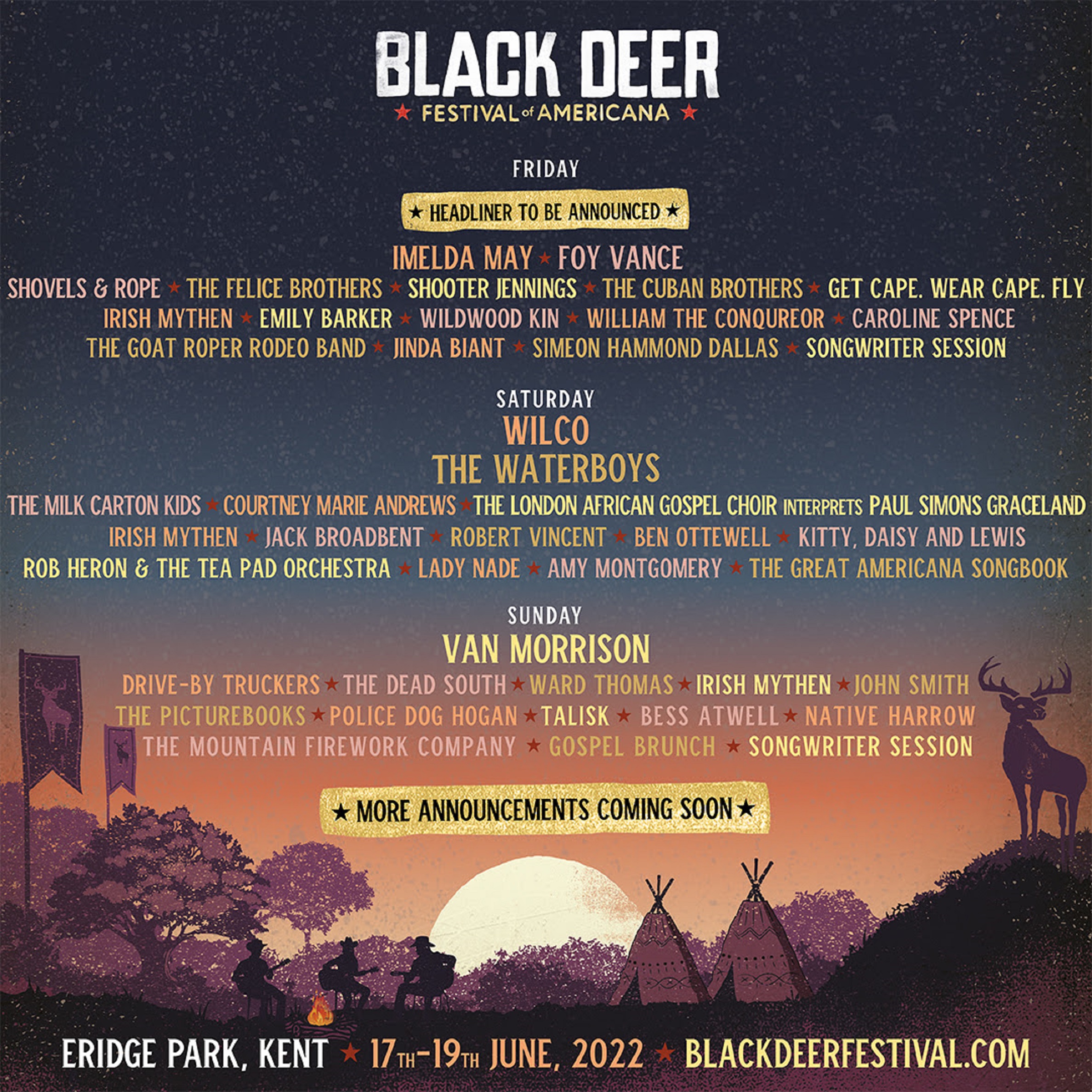Black Deer Adds Further Festival Favourites To Big Names Already Announced for 2022
