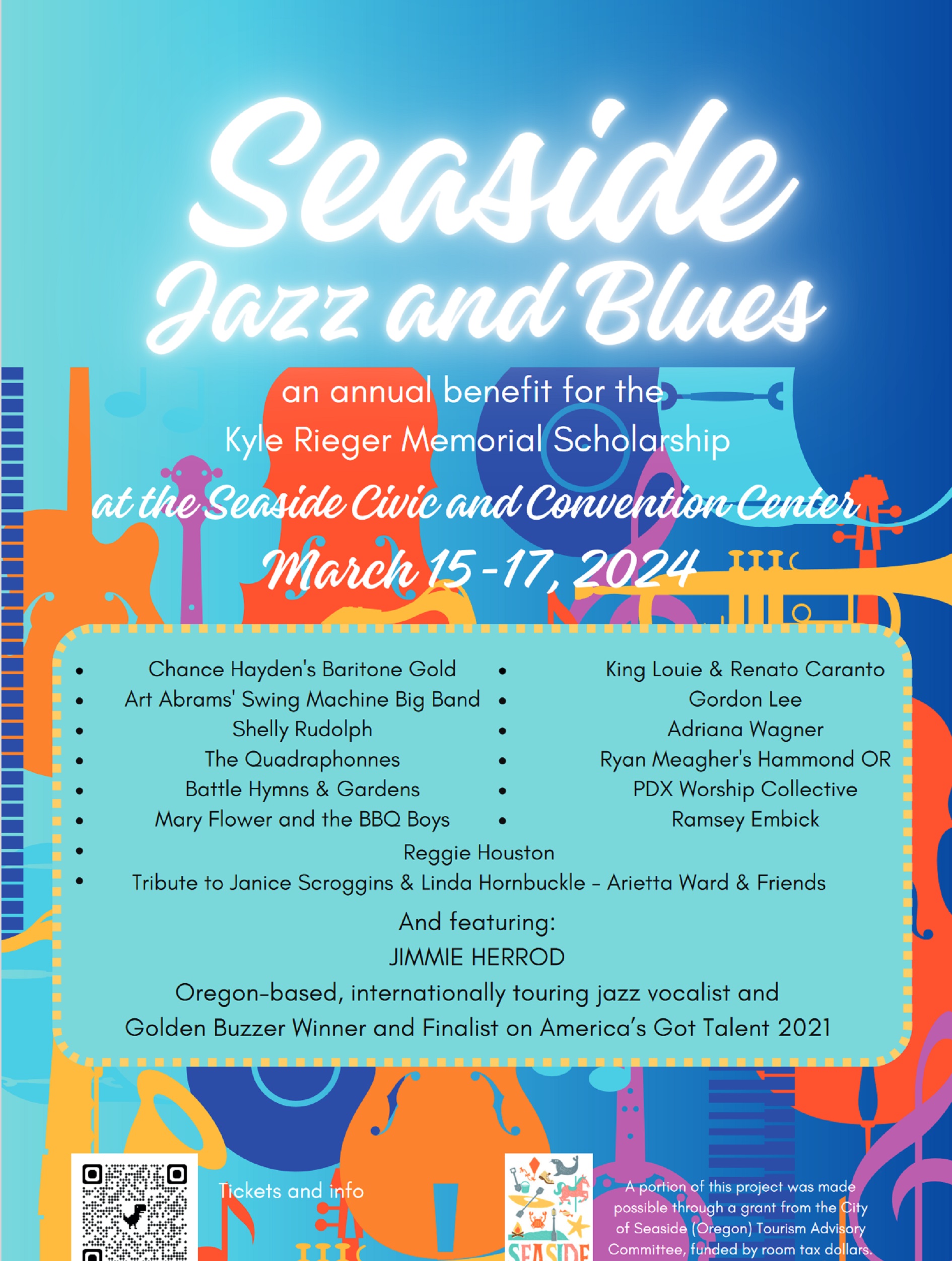 Seaside Jazz and Blues Festival 2024: A Musical Tribute and Scholarship Fundraiser