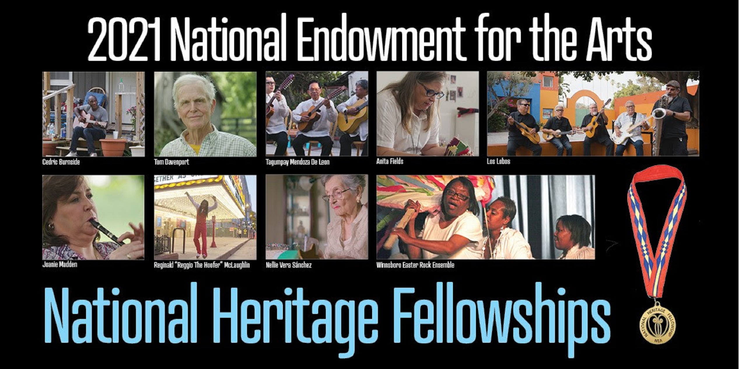 2021 National Heritage Fellows Celebrated in Film Debut of  The Culture of America