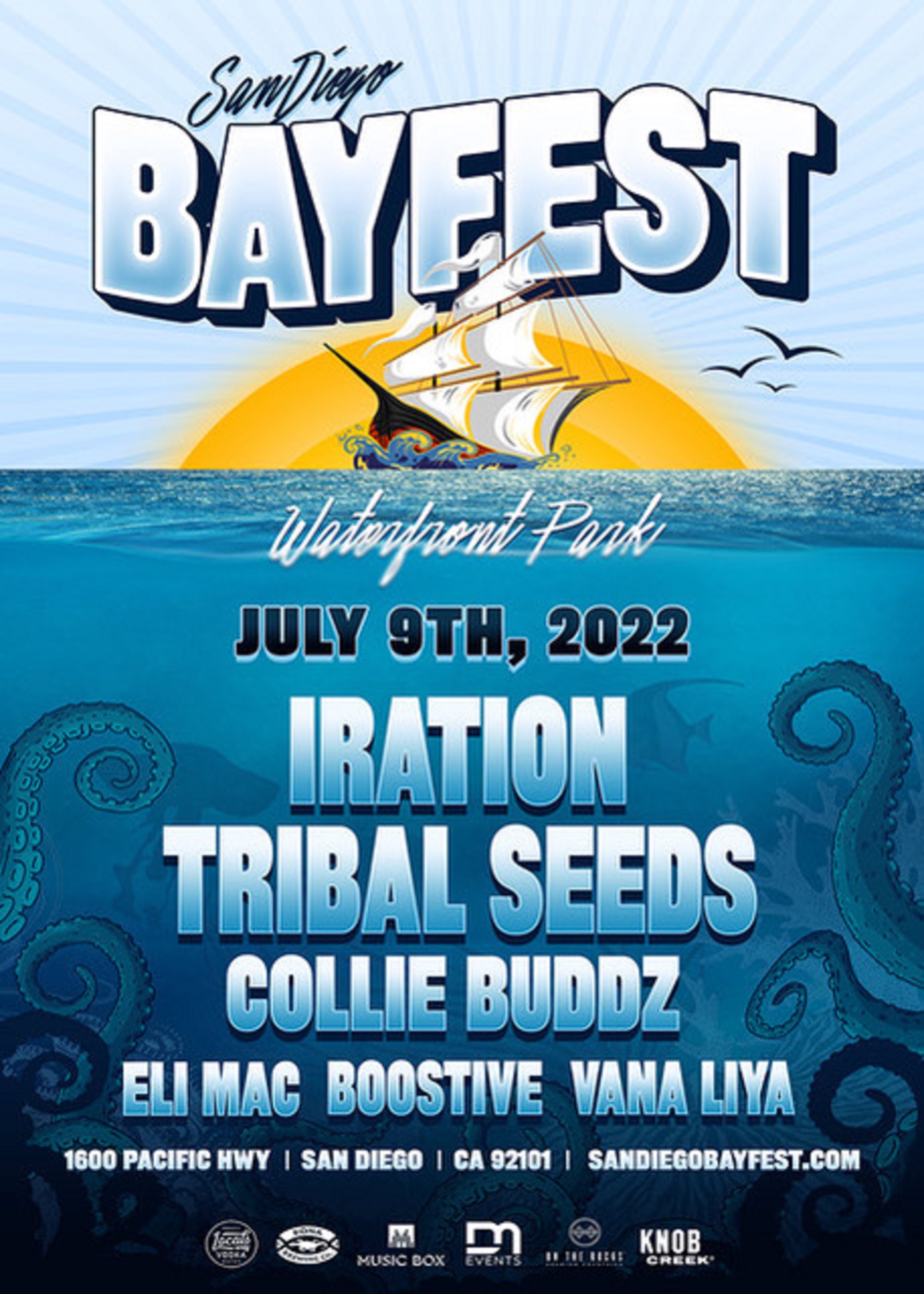 SAN DIEGO BAYFEST 2022 ANNOUNCES LINEUP